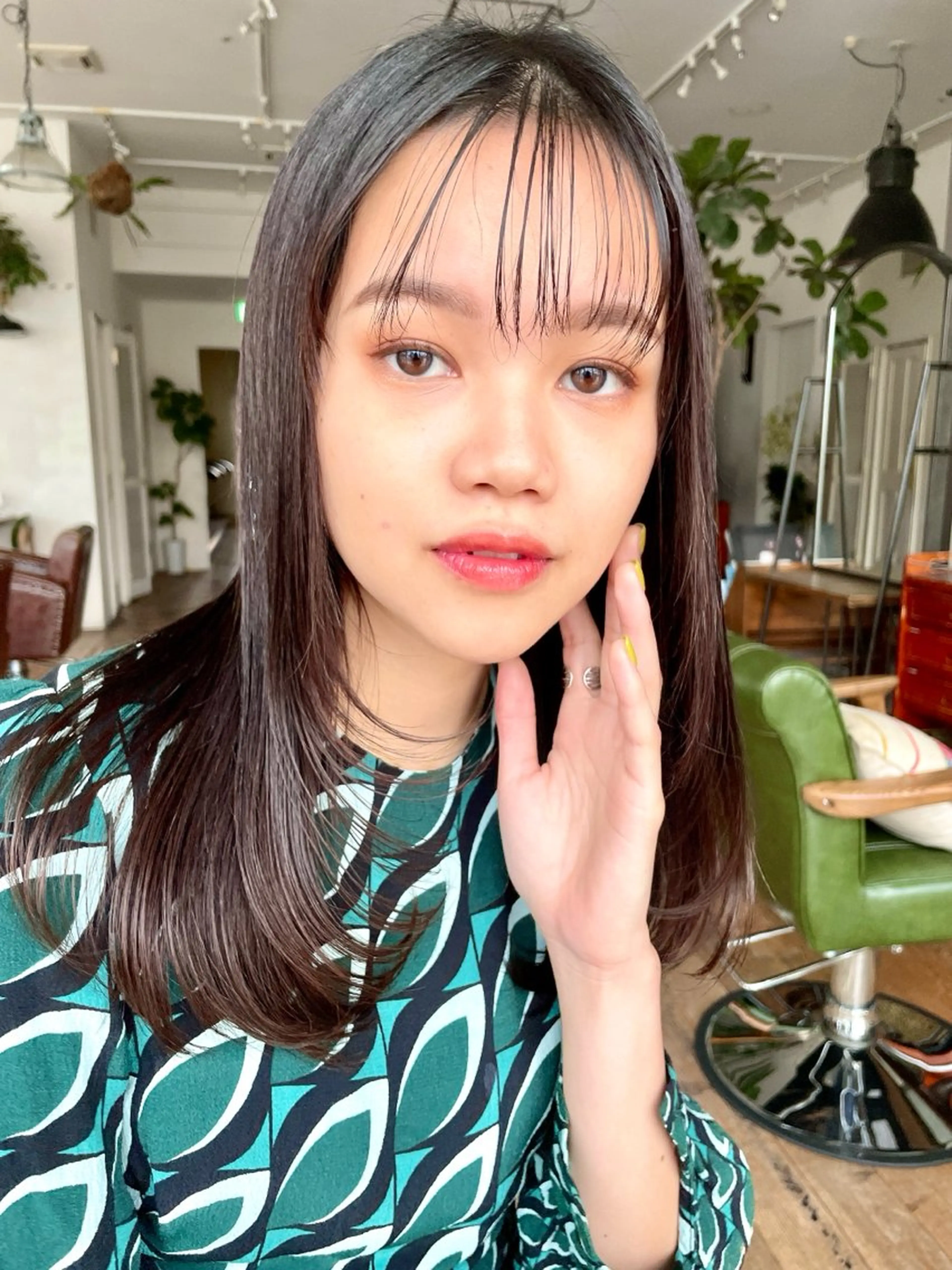 セミロング カラー リピーター多数🌟 メンズ限定 松本理沙のヘアスタイル