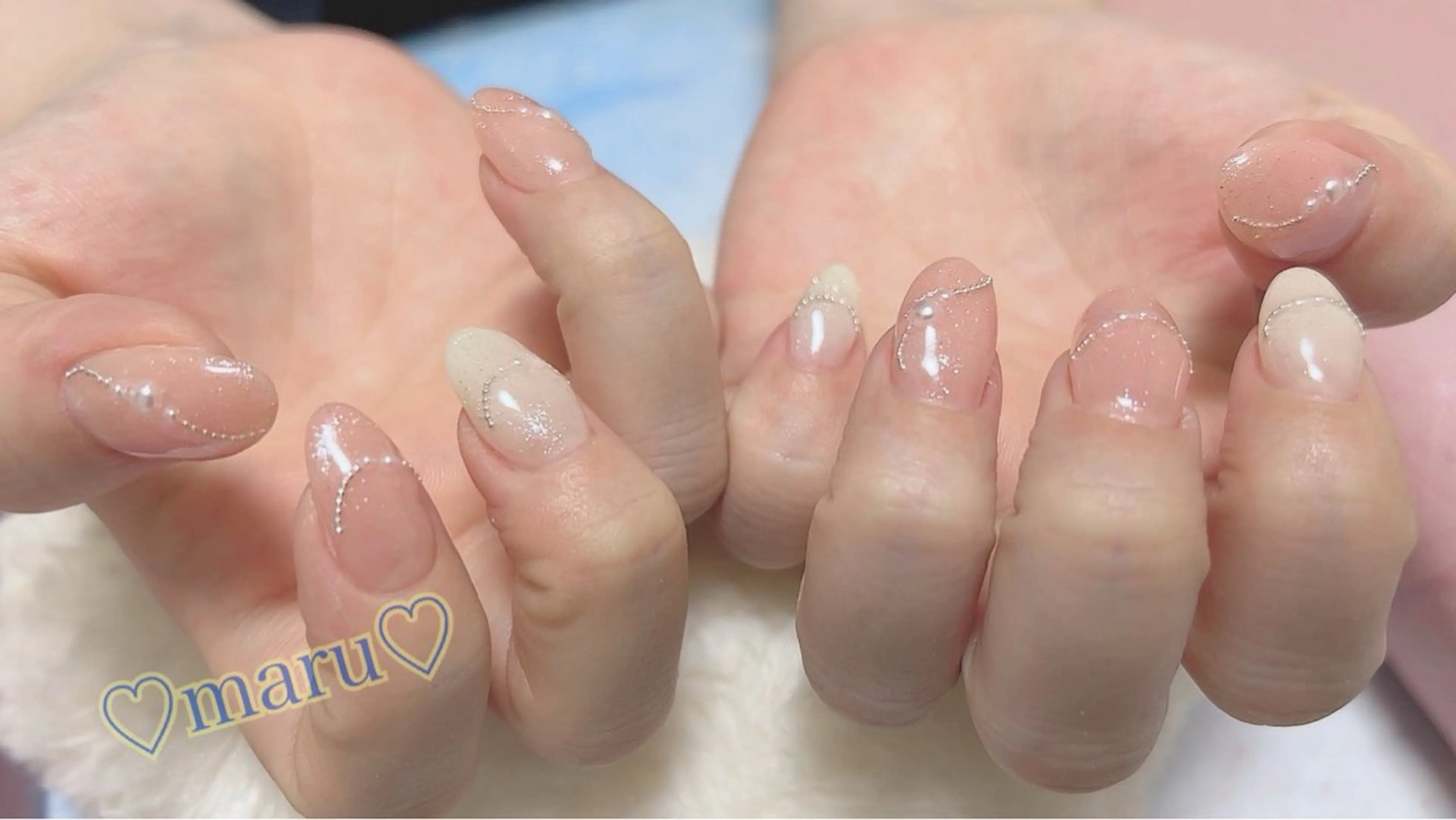 ネイル ハンドネイル フットネイル まるみ ♡のネイルデザイン