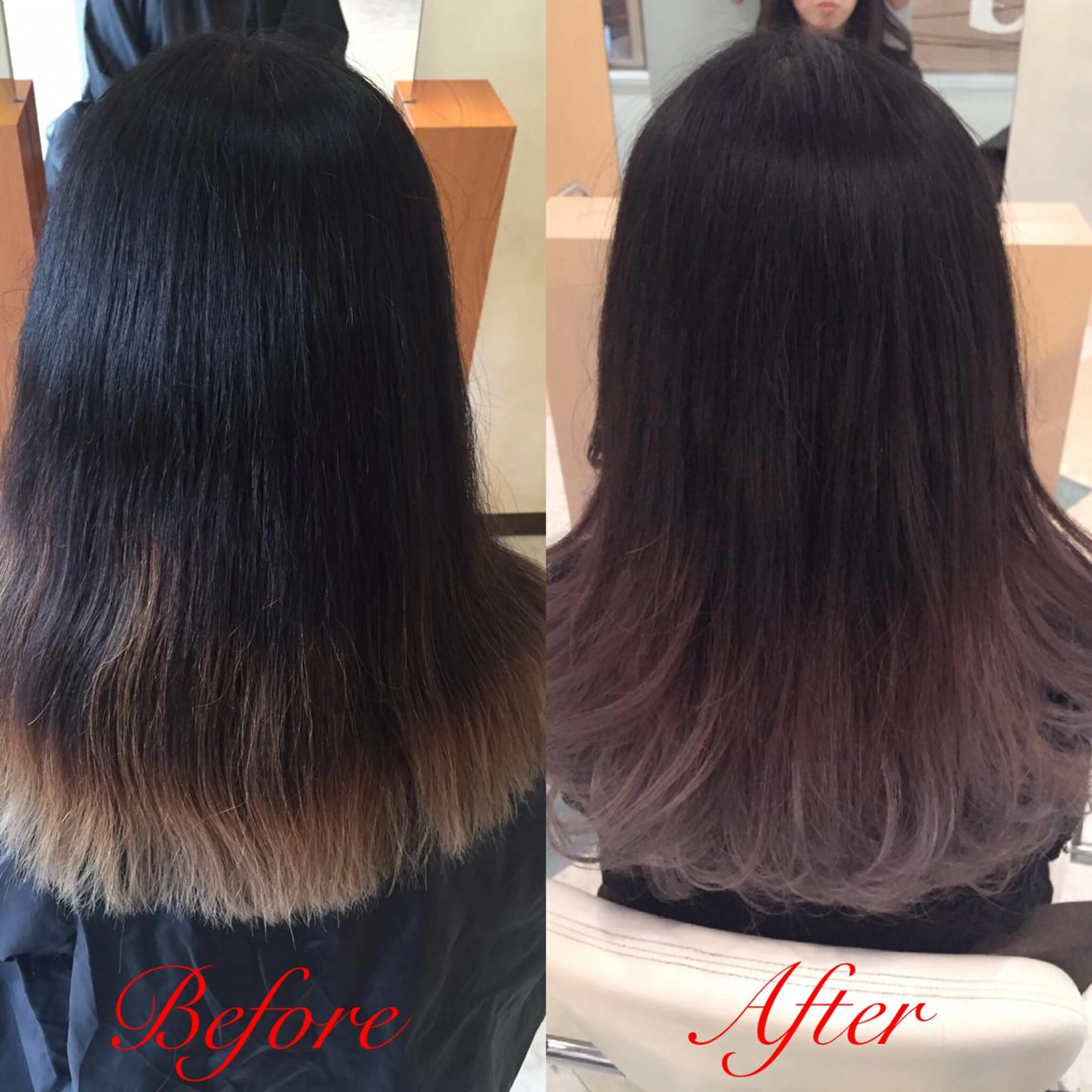 ミディアム セミロング ロング カラー パーマ グラデーションカラー バイオレットカラー 新宿/髪質改善/ 美髪矯正✨浅江通友のヘアスタイル