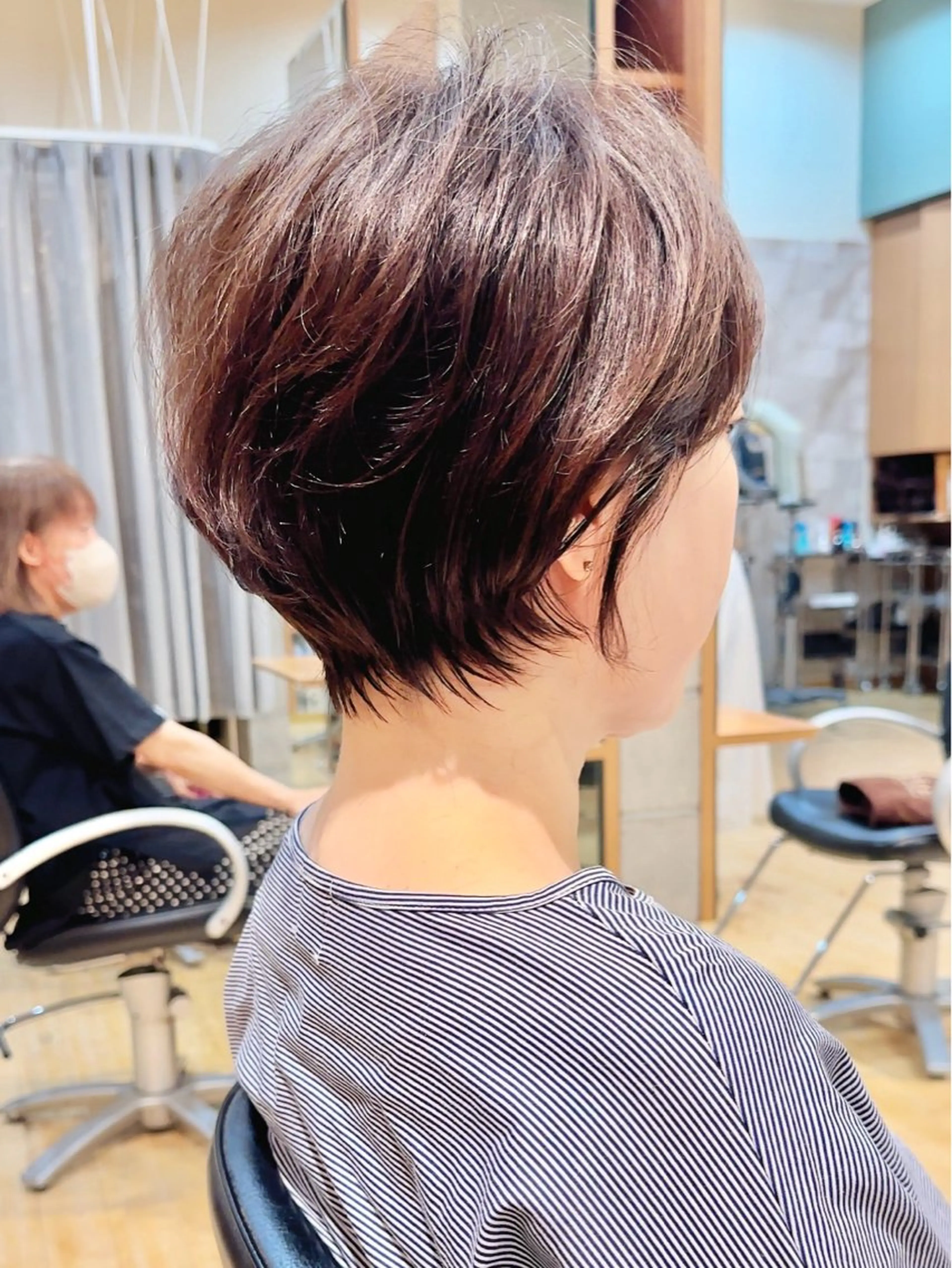 ショート カラー カット ヘアカラー i.+sapporo所属・ショート/レイヤー /札幌/小山内のヘアスタイル