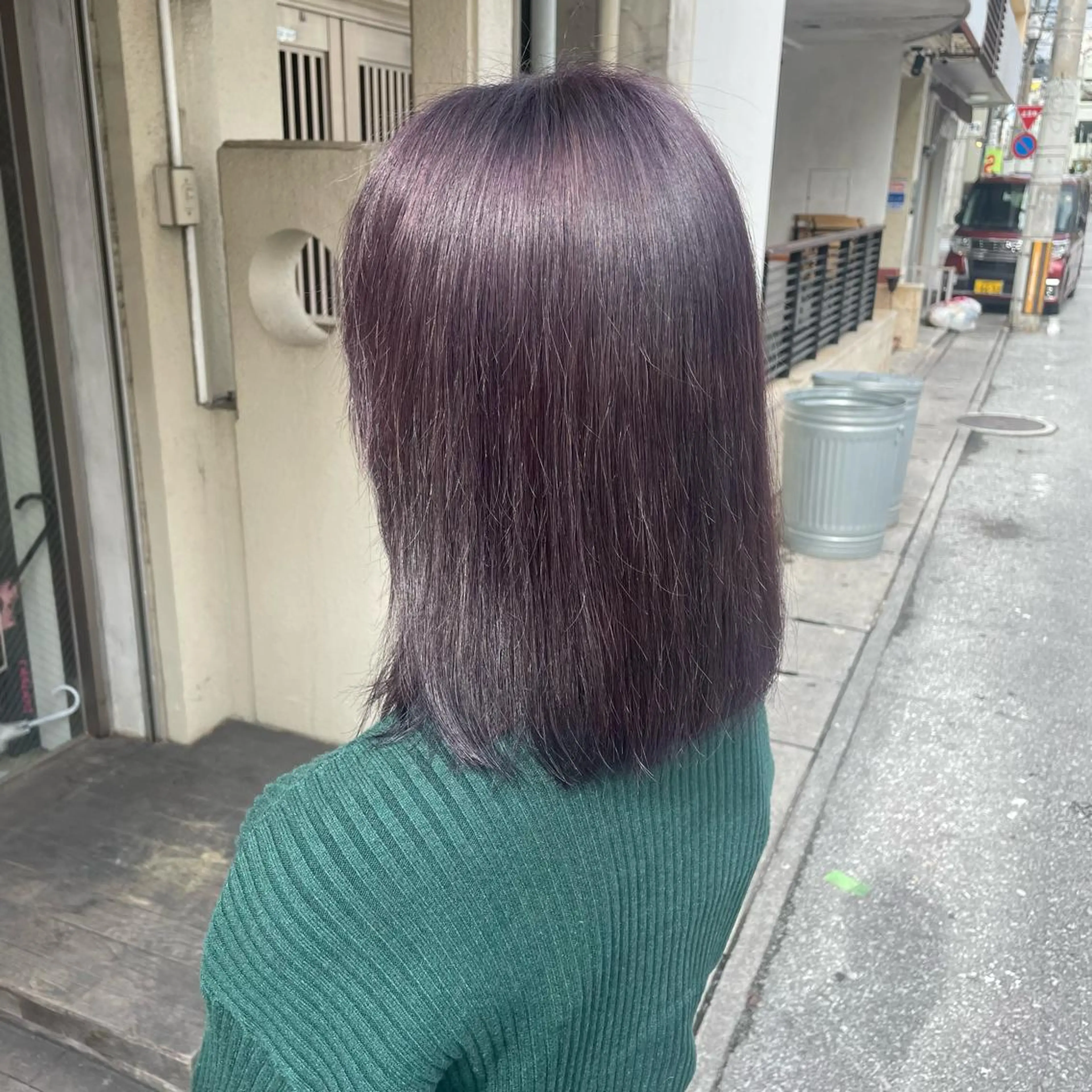 ミディアム カラー ヘアカラー トリートメント miloc那覇 MIKUのヘアスタイル
