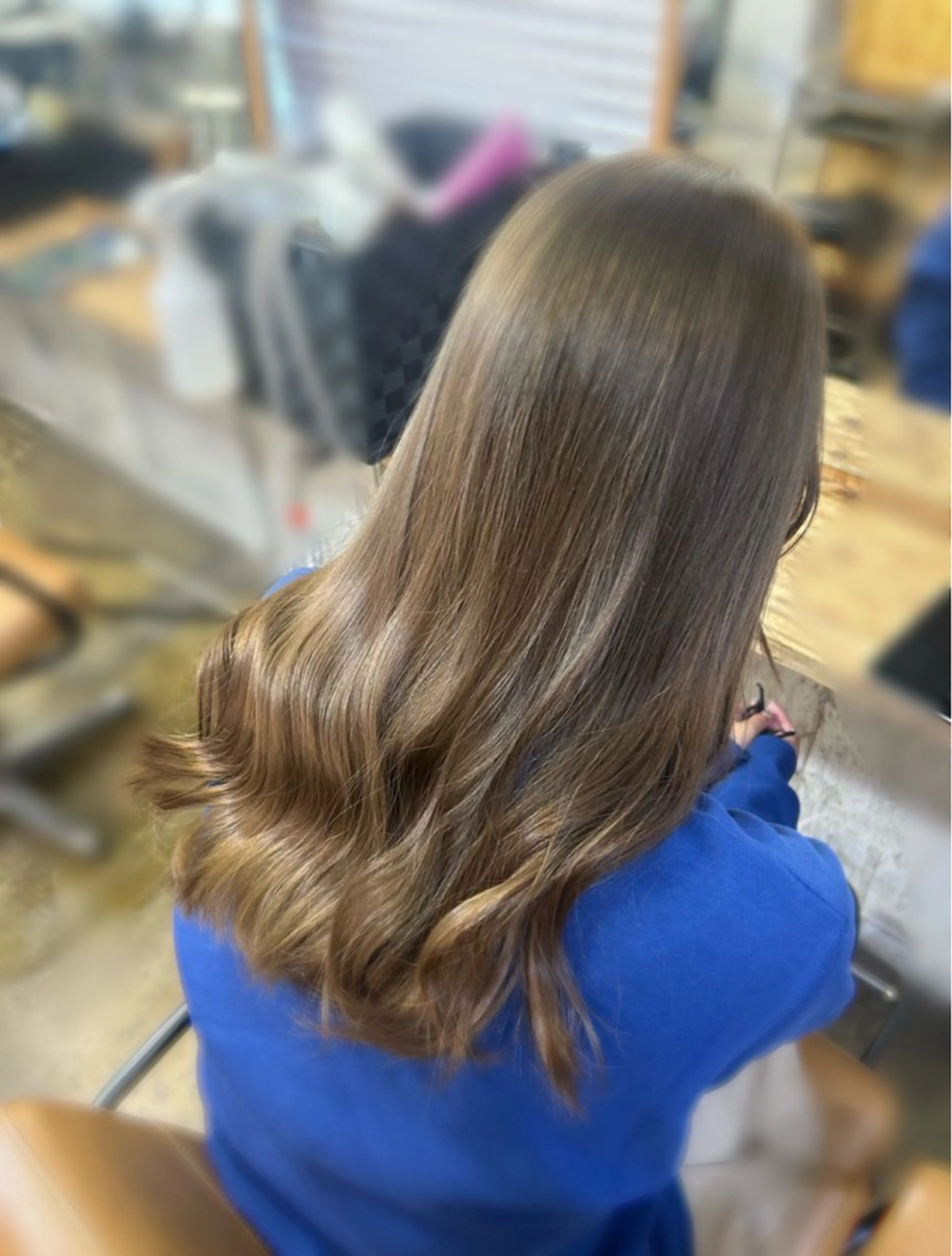 ロング ヘアカラー トリートメント オオニシ オト🐹のヘアスタイル