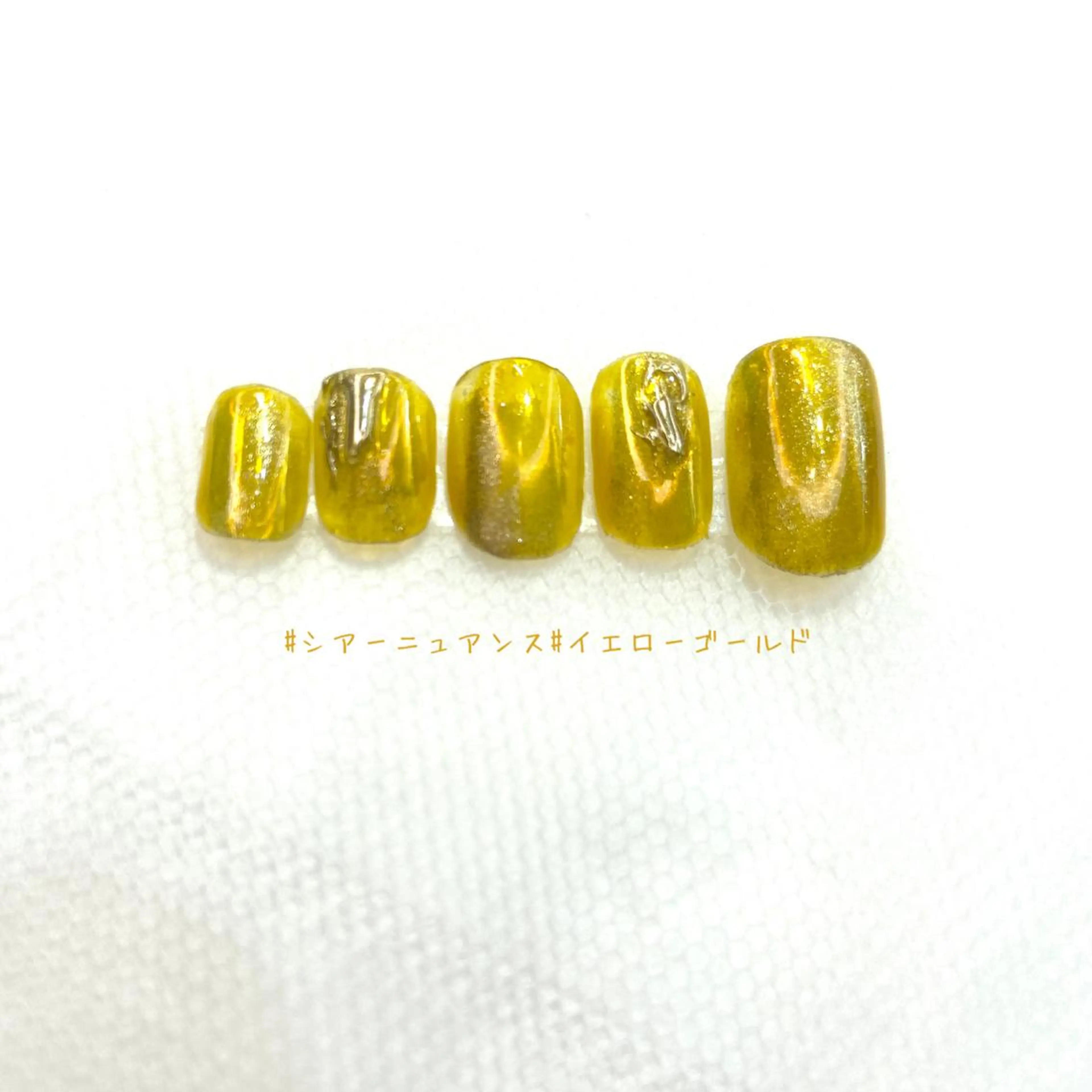 ネイル ゴールド 黄色 nailbios所属・nailbios .tomo.のネイルデザイン
