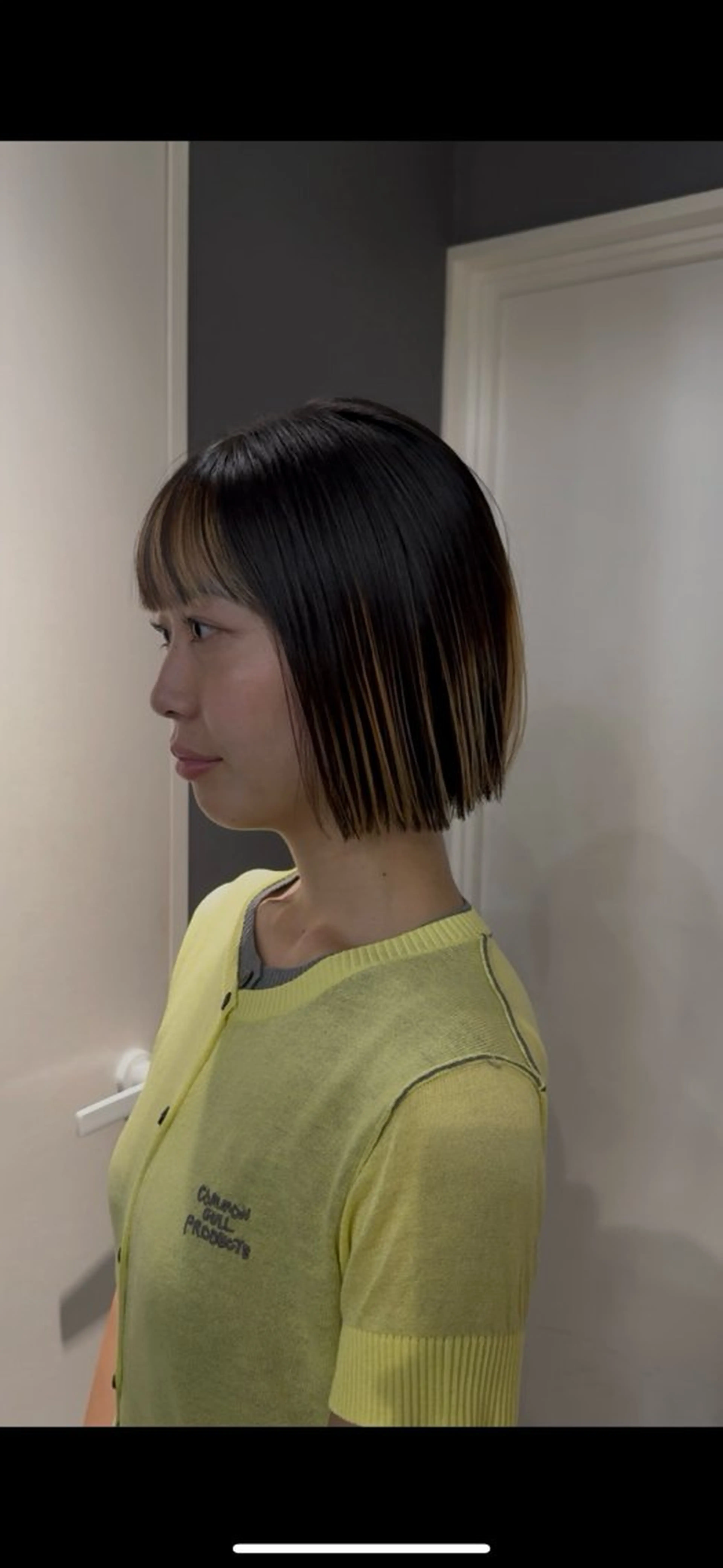 ショート ボブ ヘアカラー トリートメント reira /cienのヘアスタイル