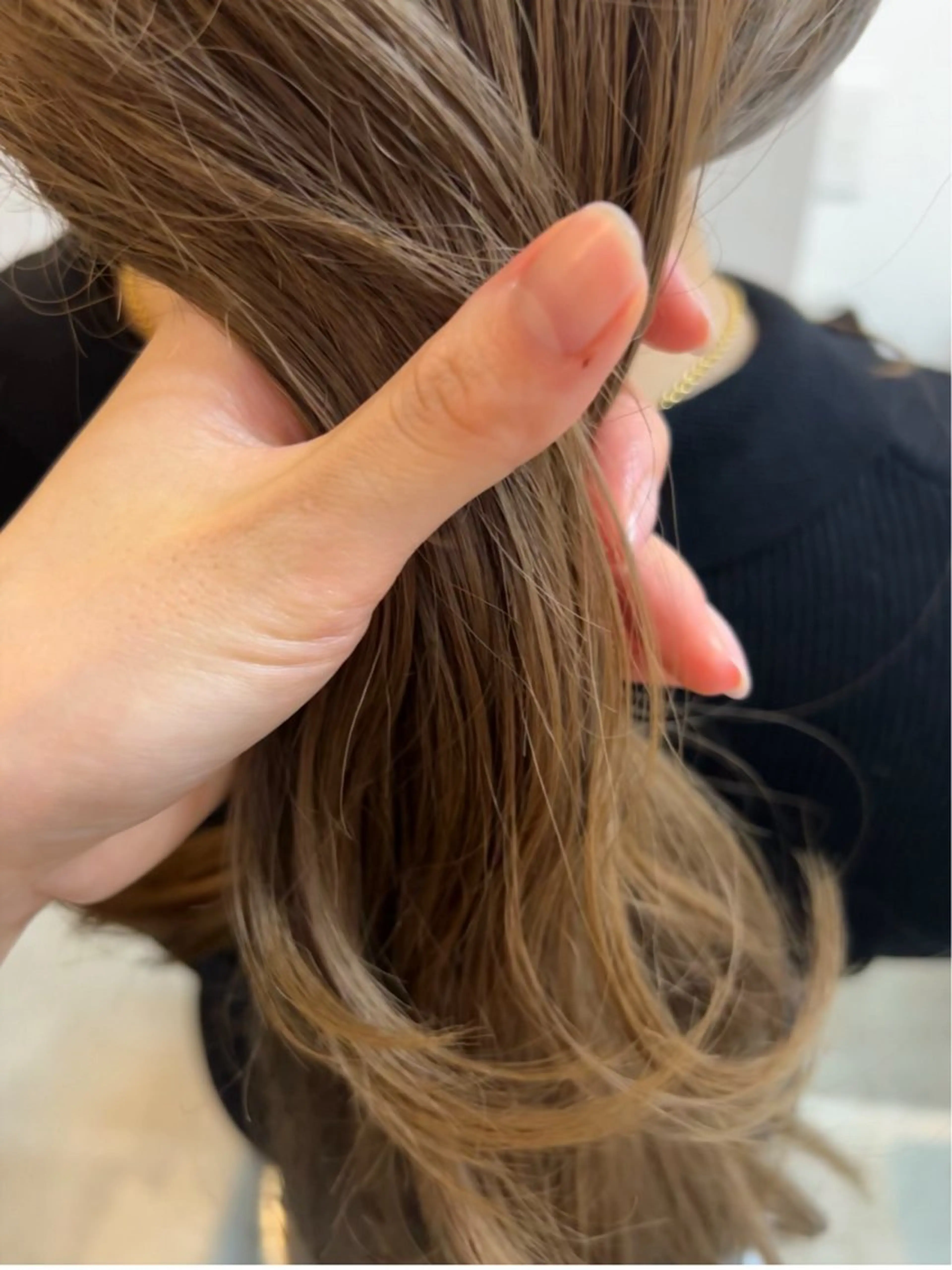 ミディアム カラー ヘアカラー 三谷 はるなのヘアスタイル