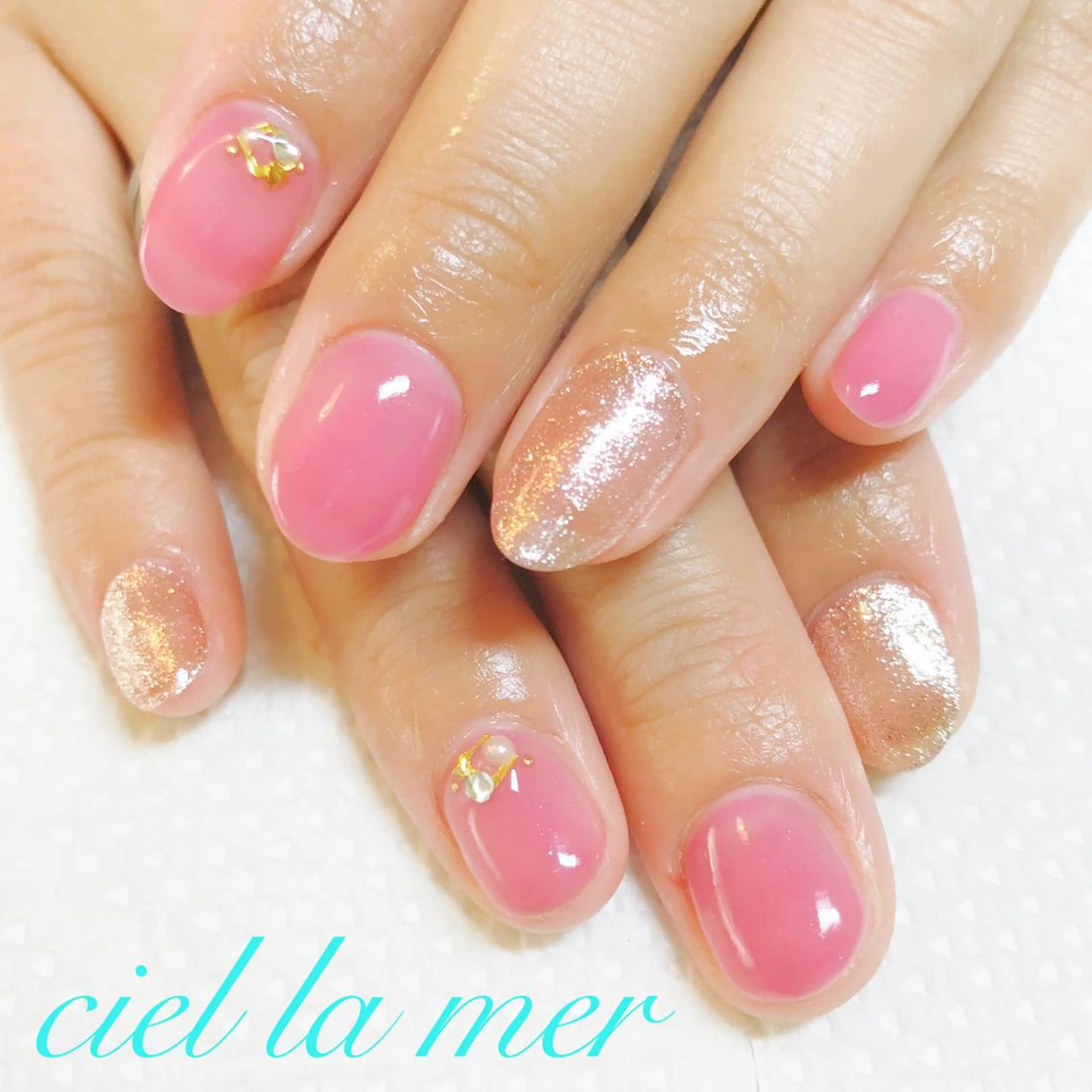 ネイル ハンドネイル フットネイル ciel la merのネイルデザイン