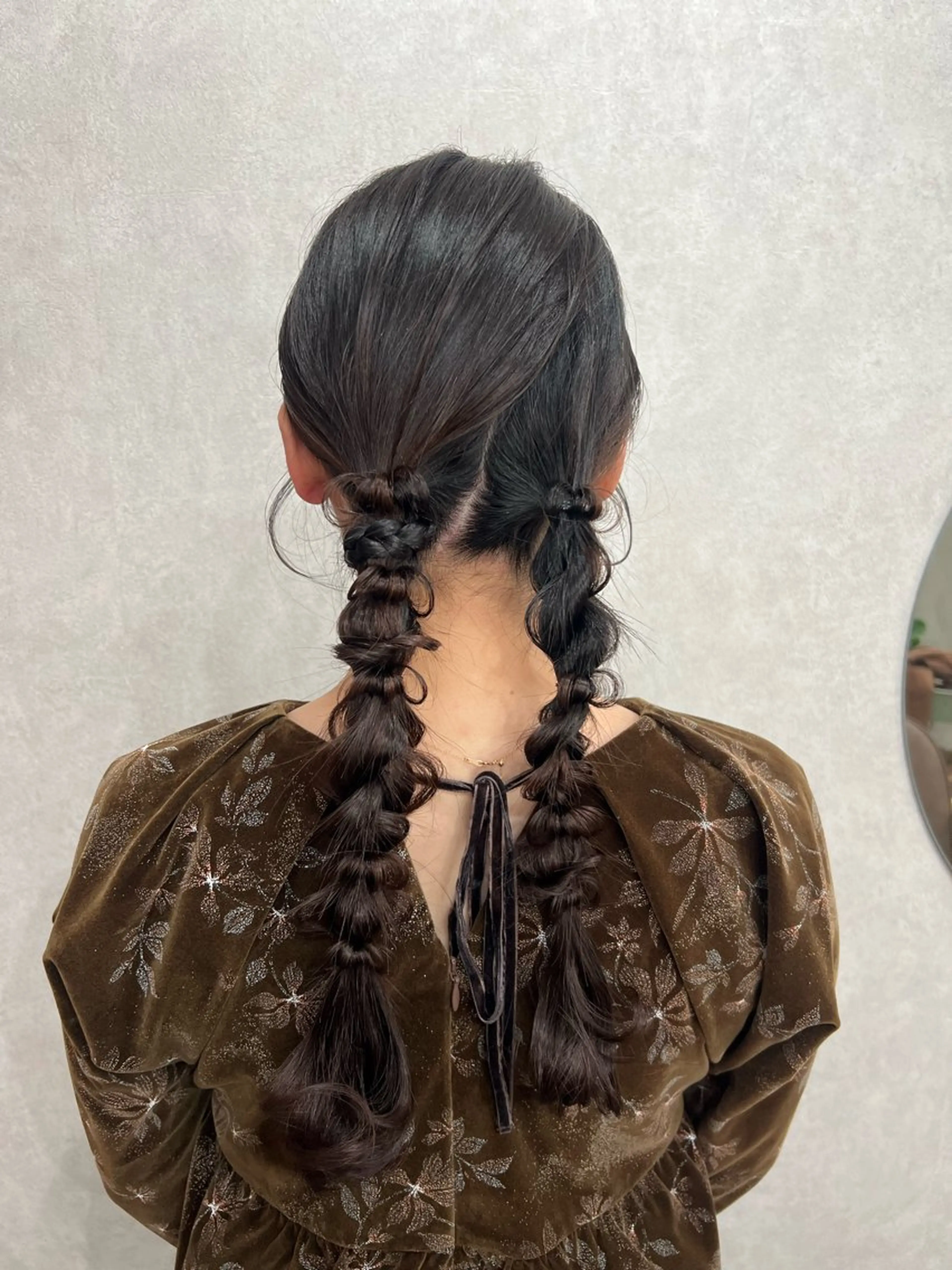 セミロング ヘアセット maya レイヤーカットのヘアスタイル