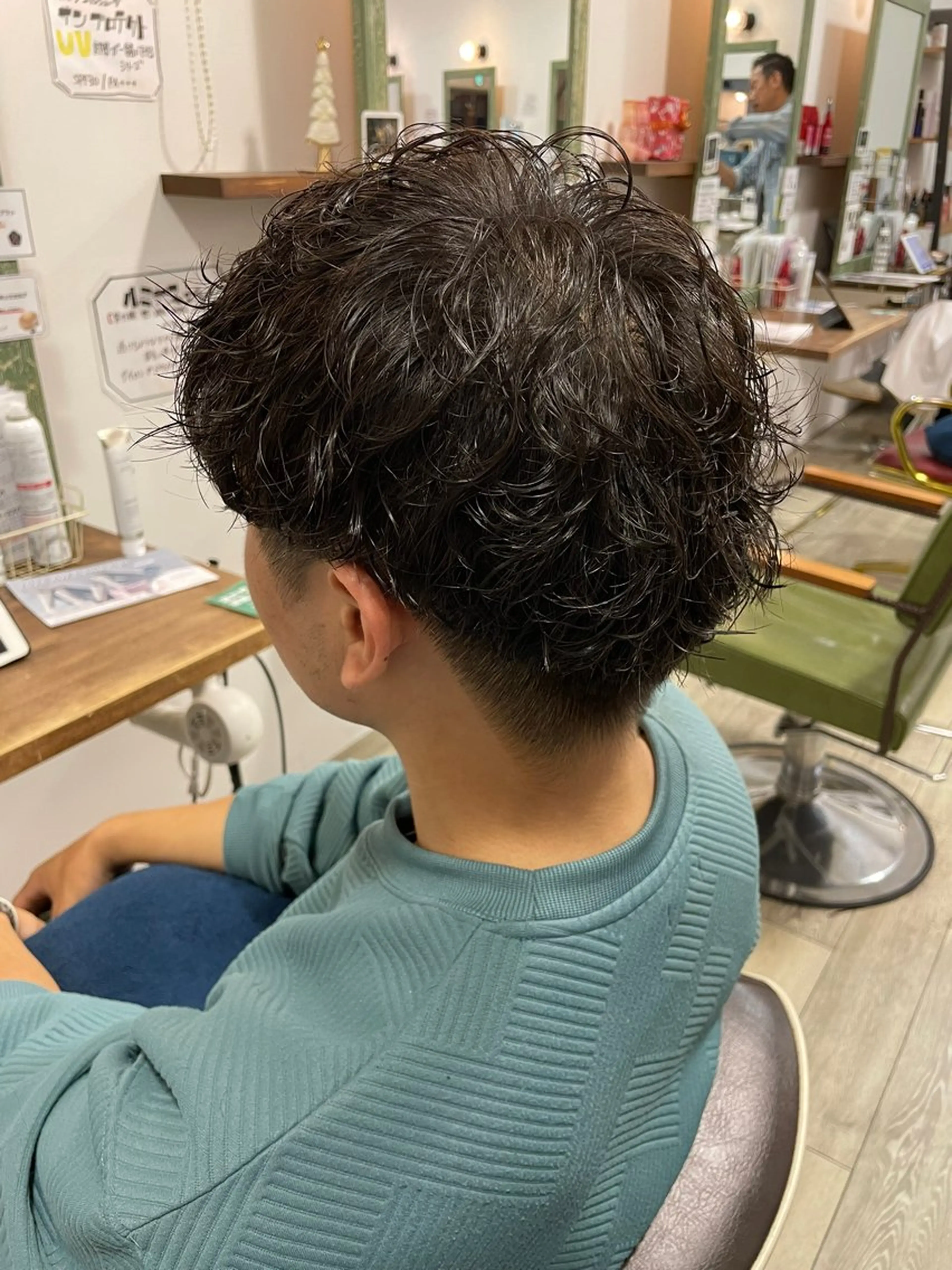 パーマ メンズ カット パーマ 新城/Beret/ スズキサクラ🌸のヘアスタイル