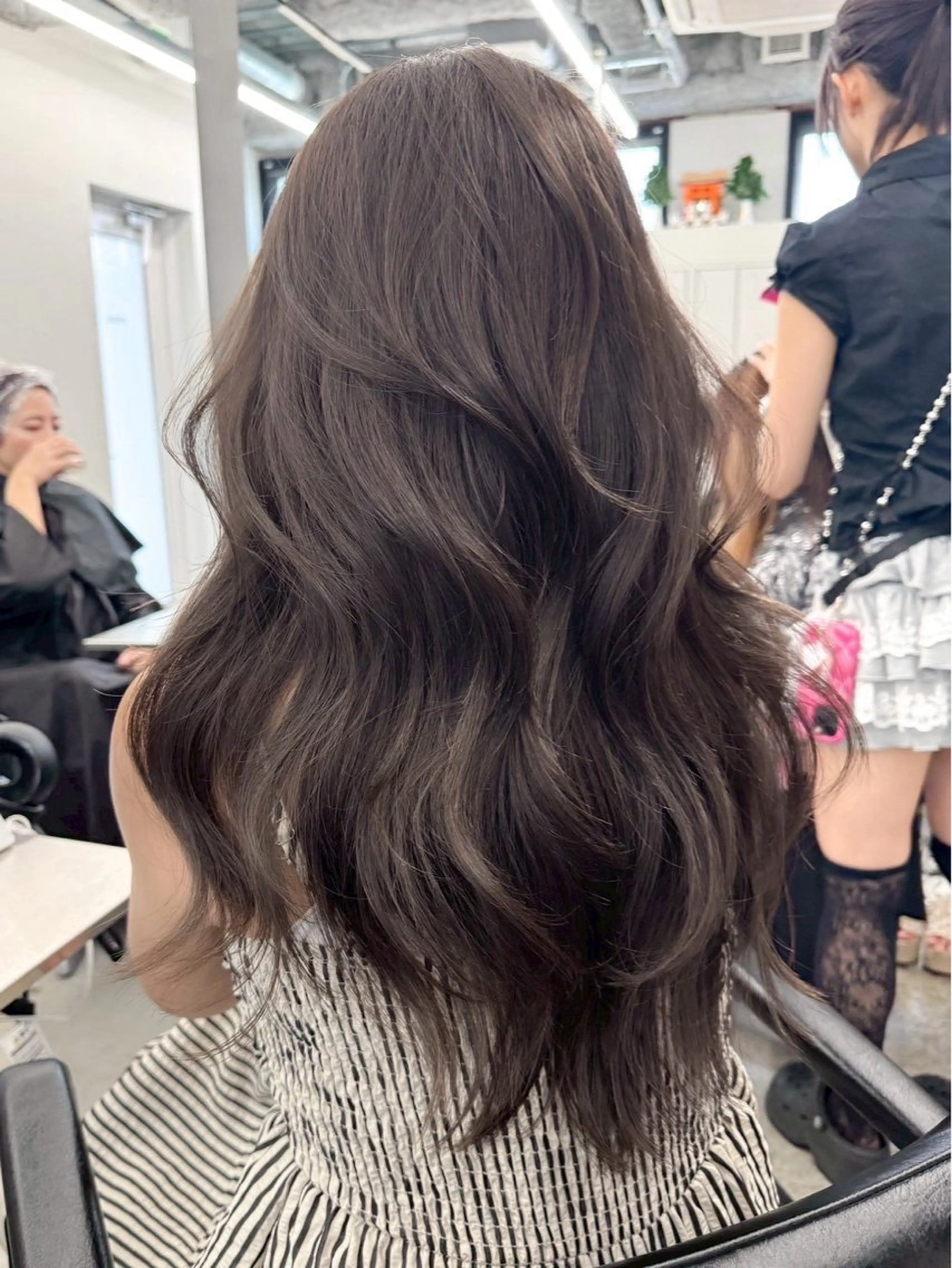ロング カラー ヘアカラー トリートメント 透明感カラー/国分寺 /水野啓太のヘアスタイル