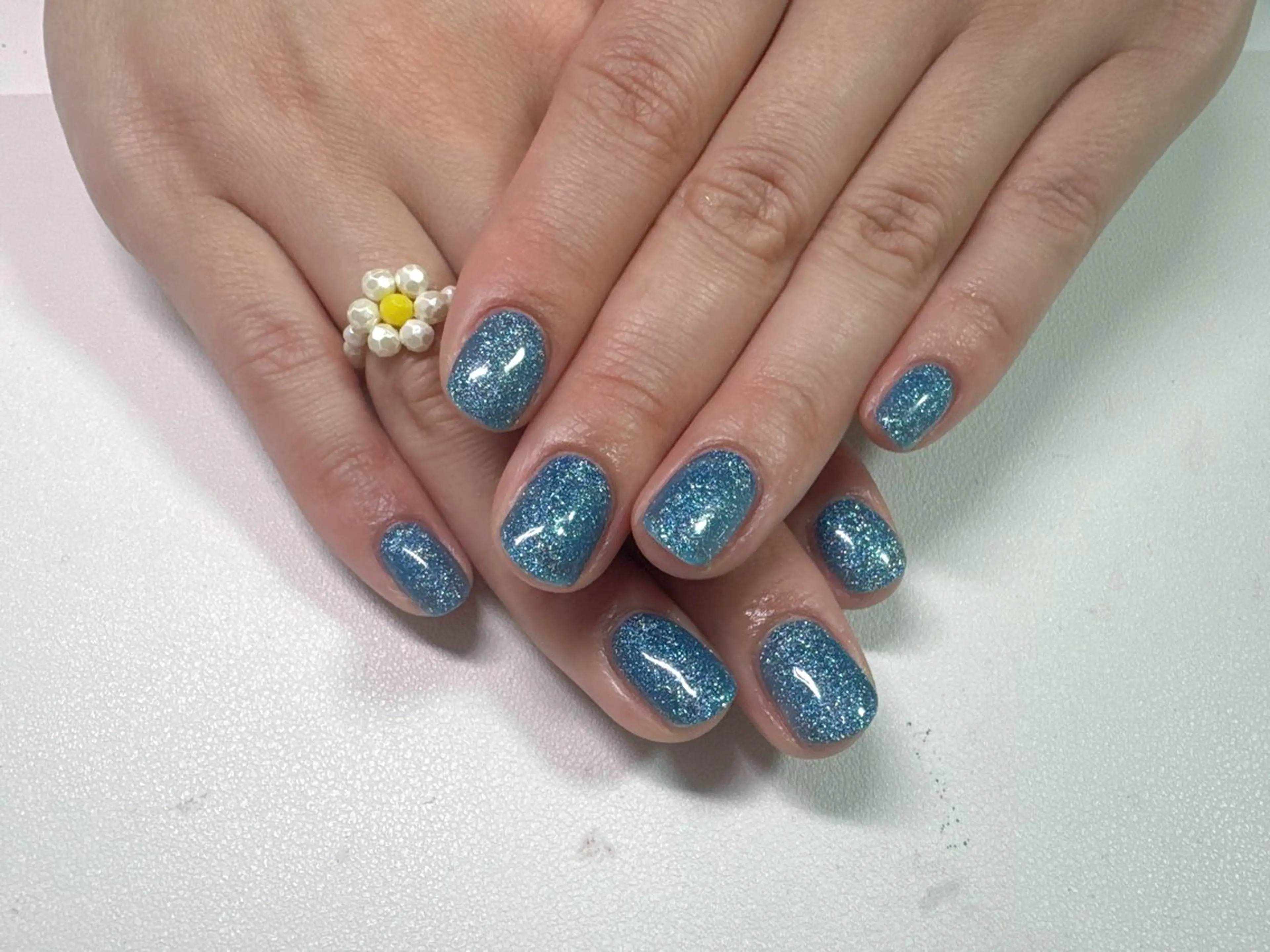 ネイル ラメ(グリッター) ワンカラーネイル Rarity nail salon所属・Rarity Nail💗ちなつのネイルデザイン