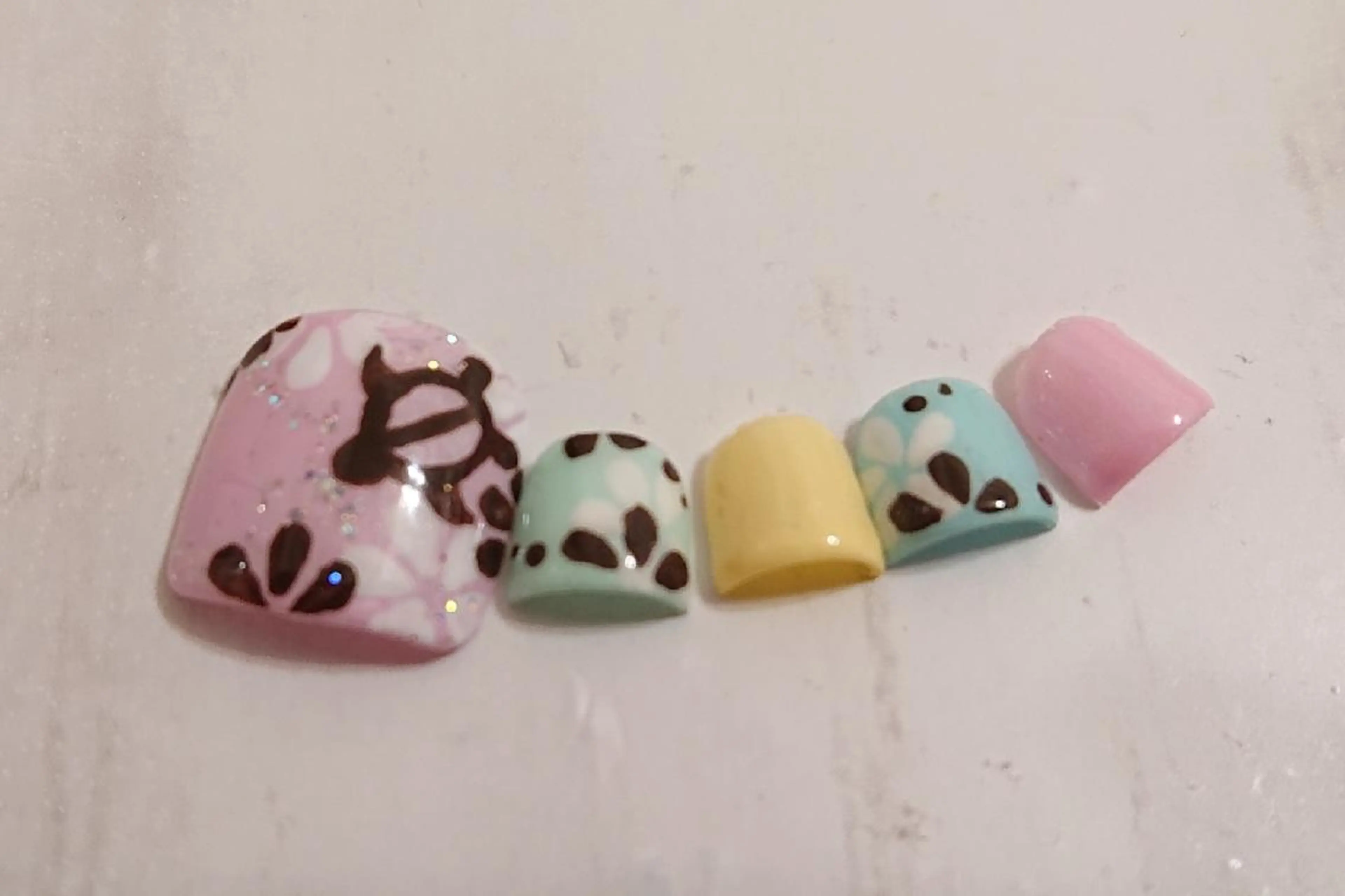 ネイル アートネイル フットネイル ジェルネイル あんきち    のネイルデザイン