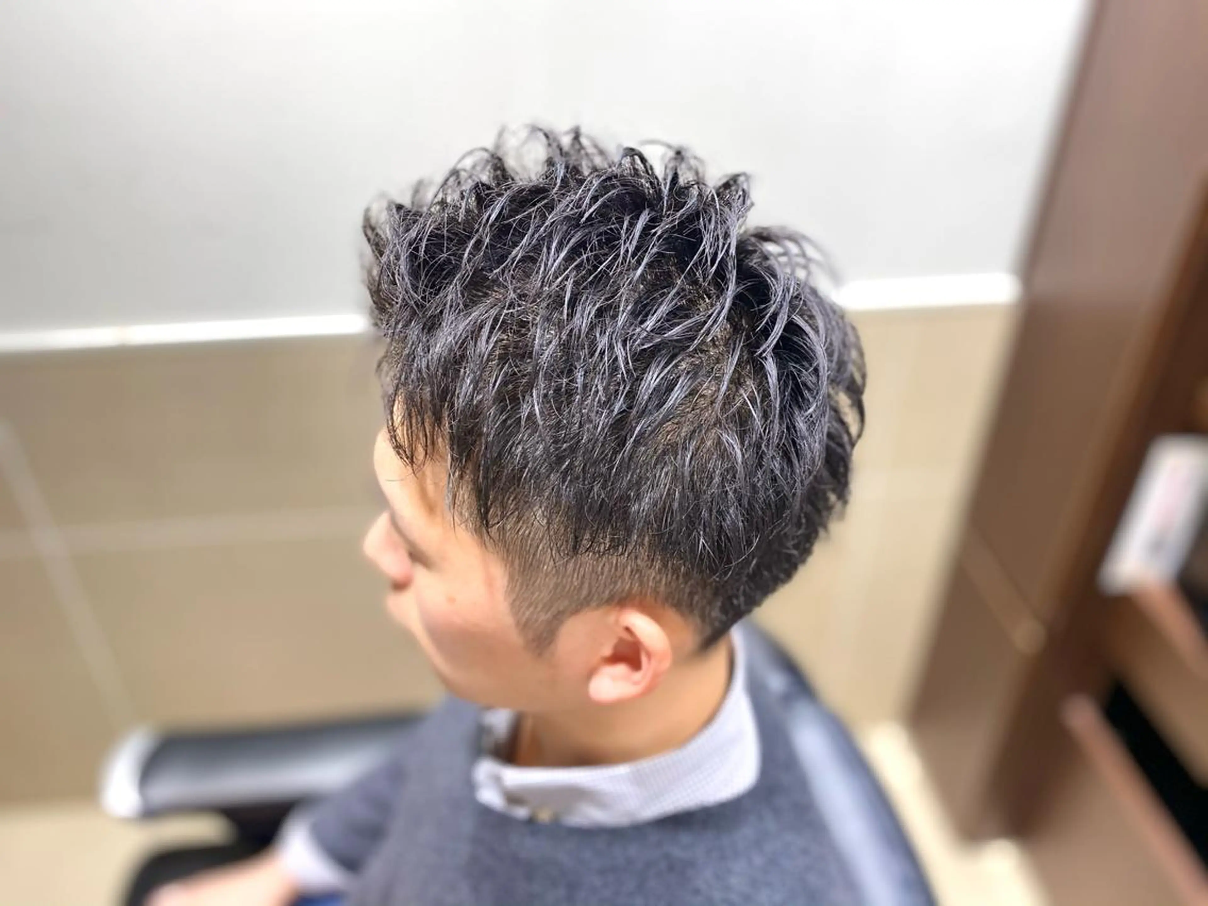ミディアム メンズ HIRO GINZA 池袋東口店所属・林田 龍明のヘアスタイル