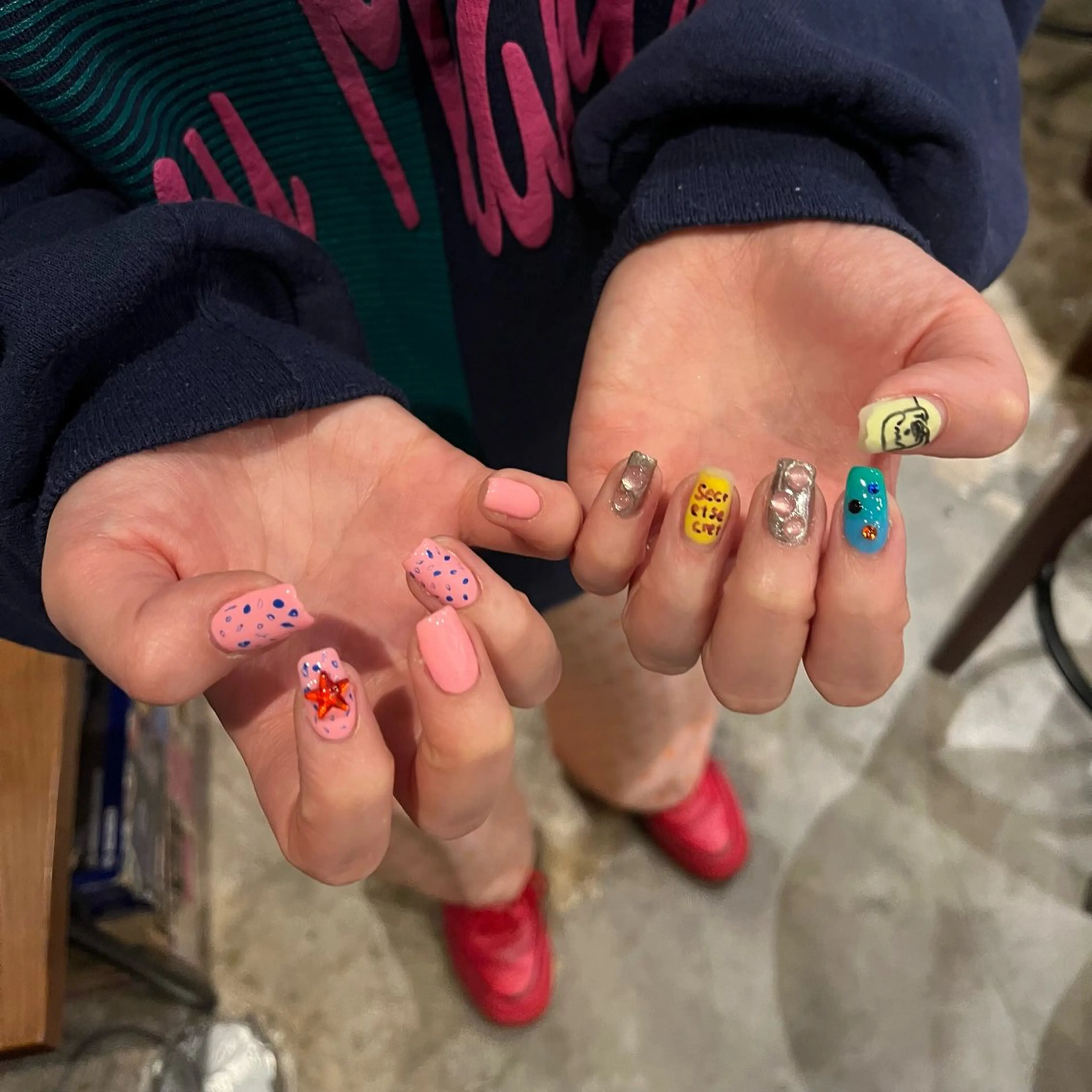 hand🖐️10本持ち込みデザイン【オフなし】の写真