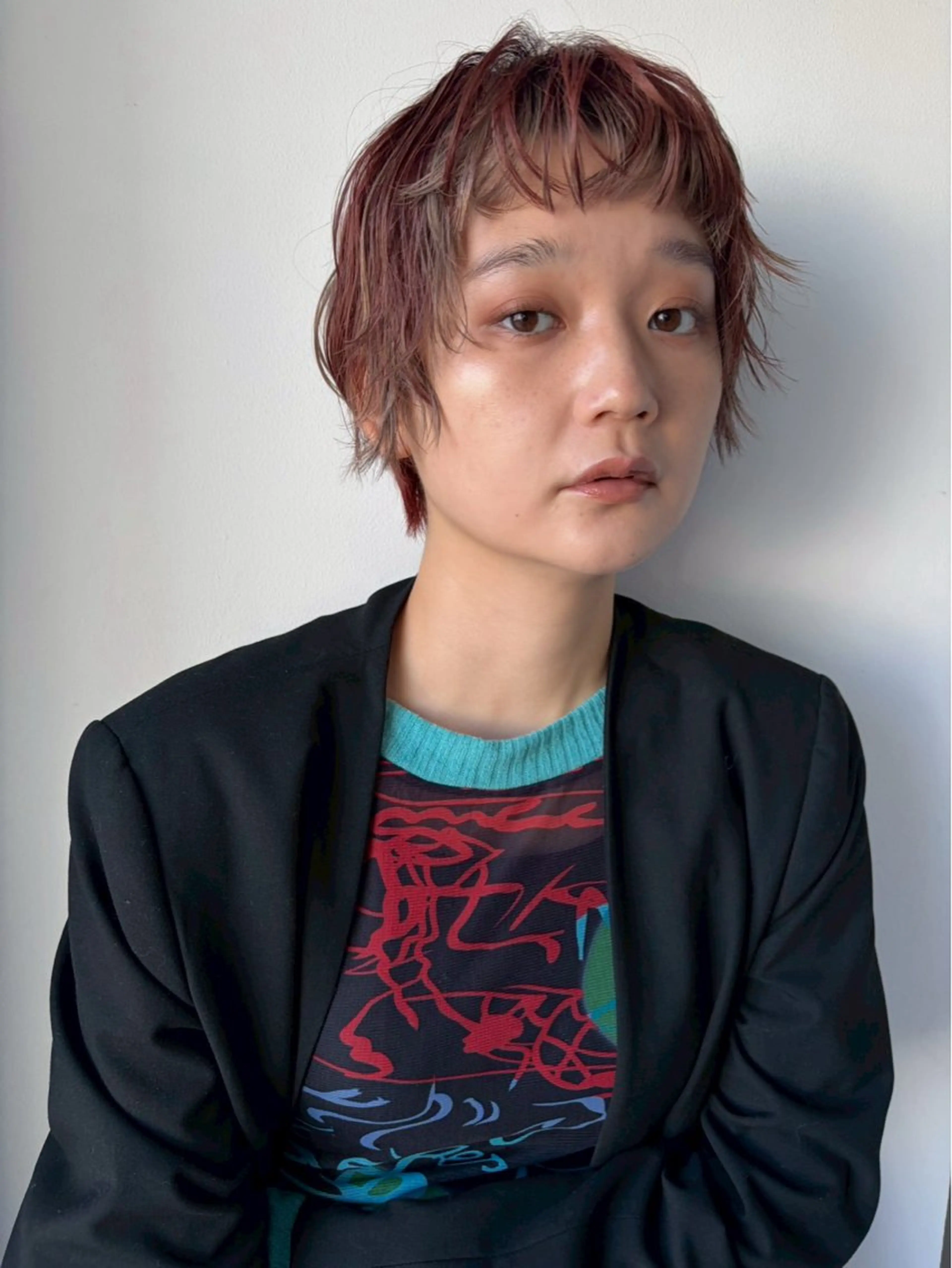 ショート ヘアカラー ダブルカラー/ 艶カラー／こうきのヘアスタイル