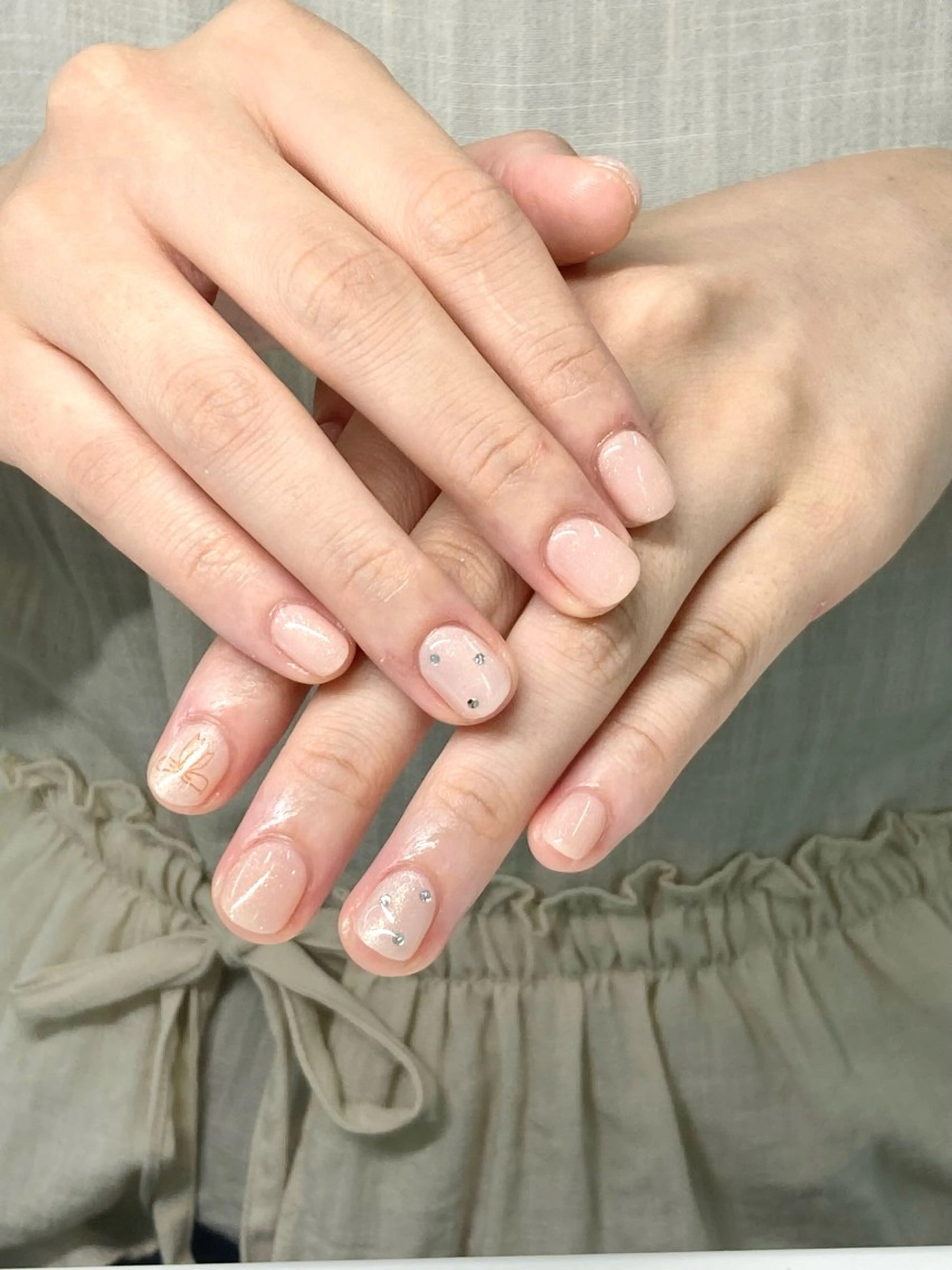 ネイル オフィスネイル シンプルネイル Nail Total beauty salon Laki所属・佐々木 優花のネイルデザイン