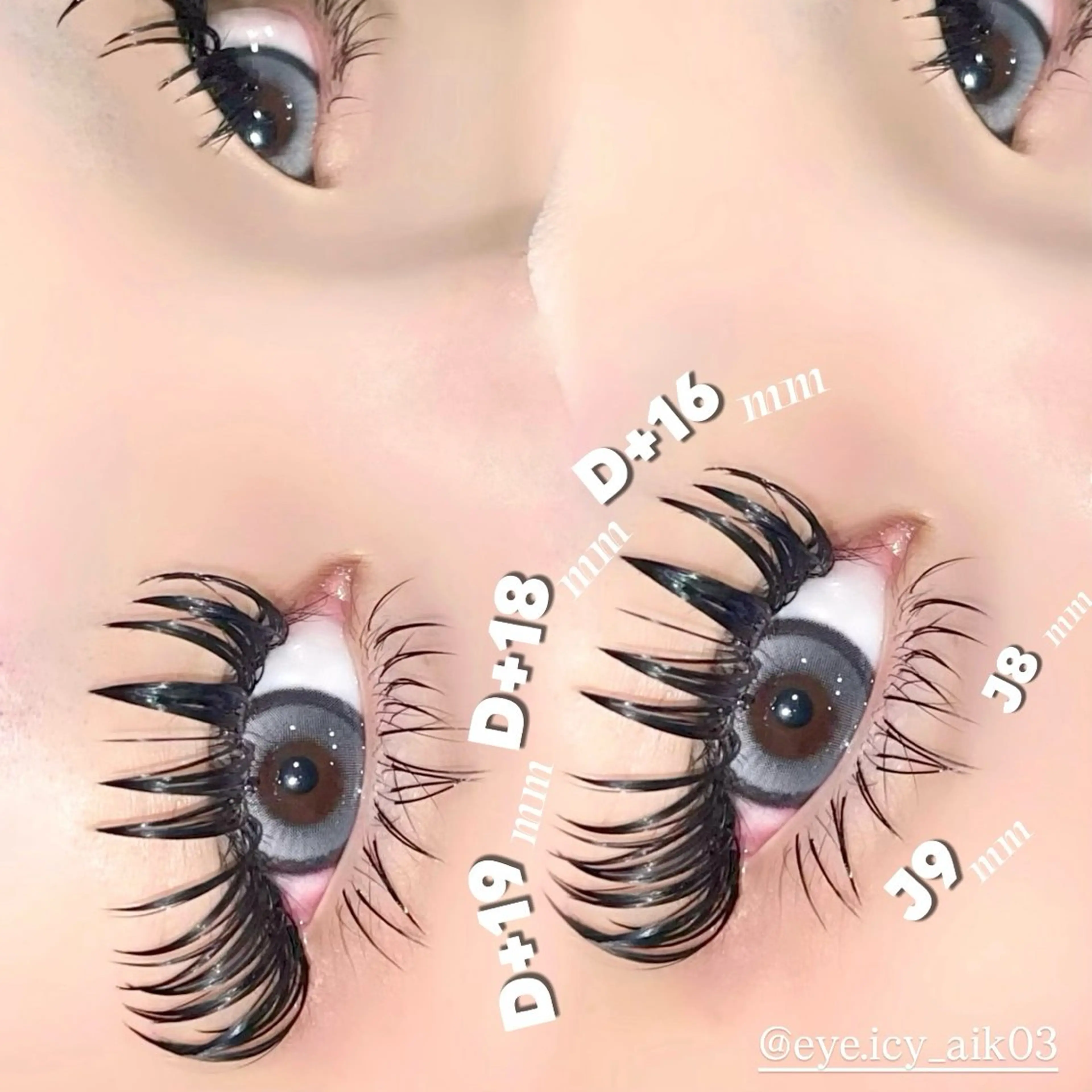 マツエク・マツパ マツエク beautysalonICY所属・ICY❁⃘eye aikaのマツエク・マツパデザイン