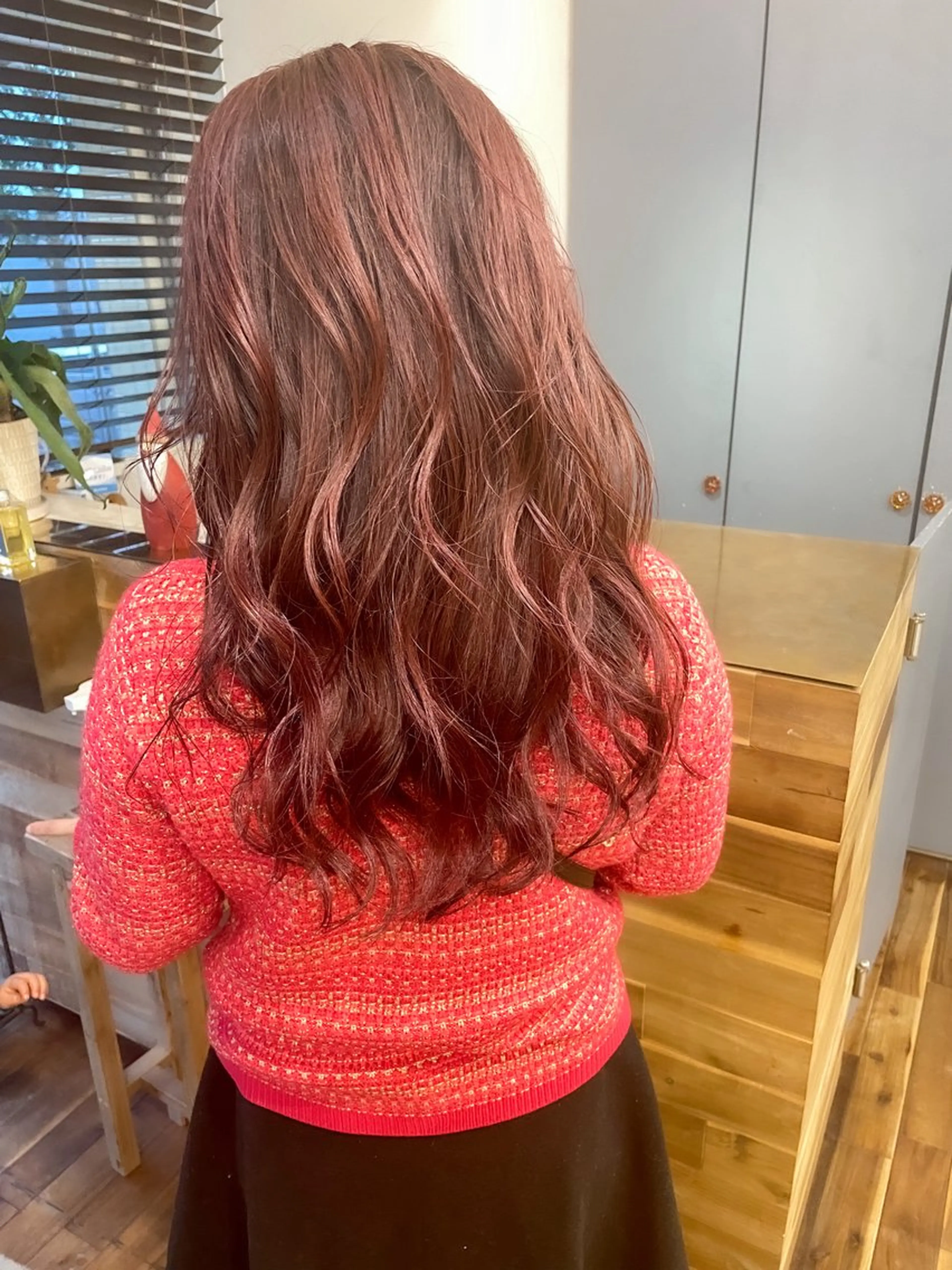ロング カラー ヘアカラー 谷岡 聖花のヘアスタイル