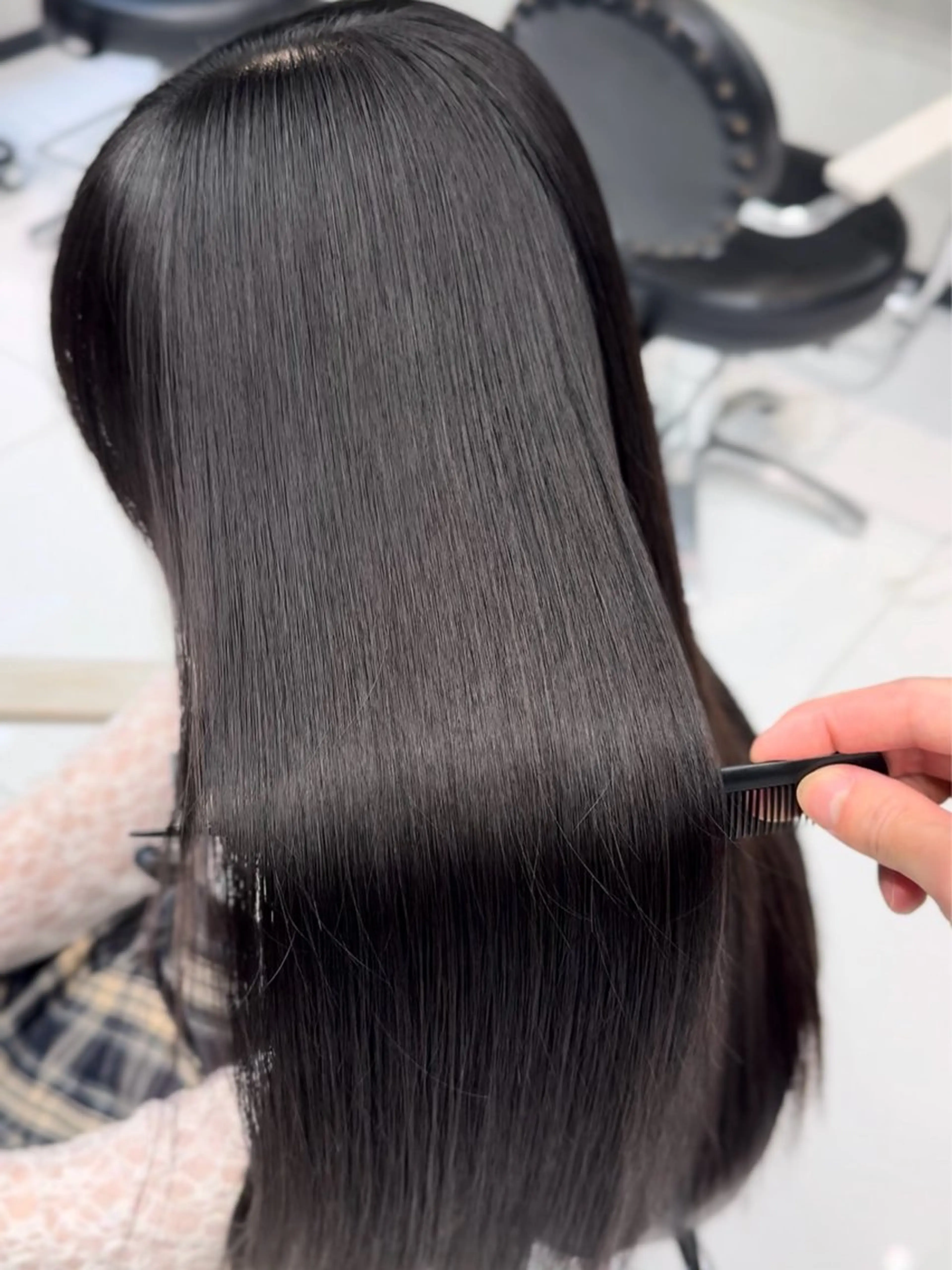 ロング 縮毛矯正 トリートメント HAIR 原宿所属・ボブ/ 川田大輝のヘアスタイル