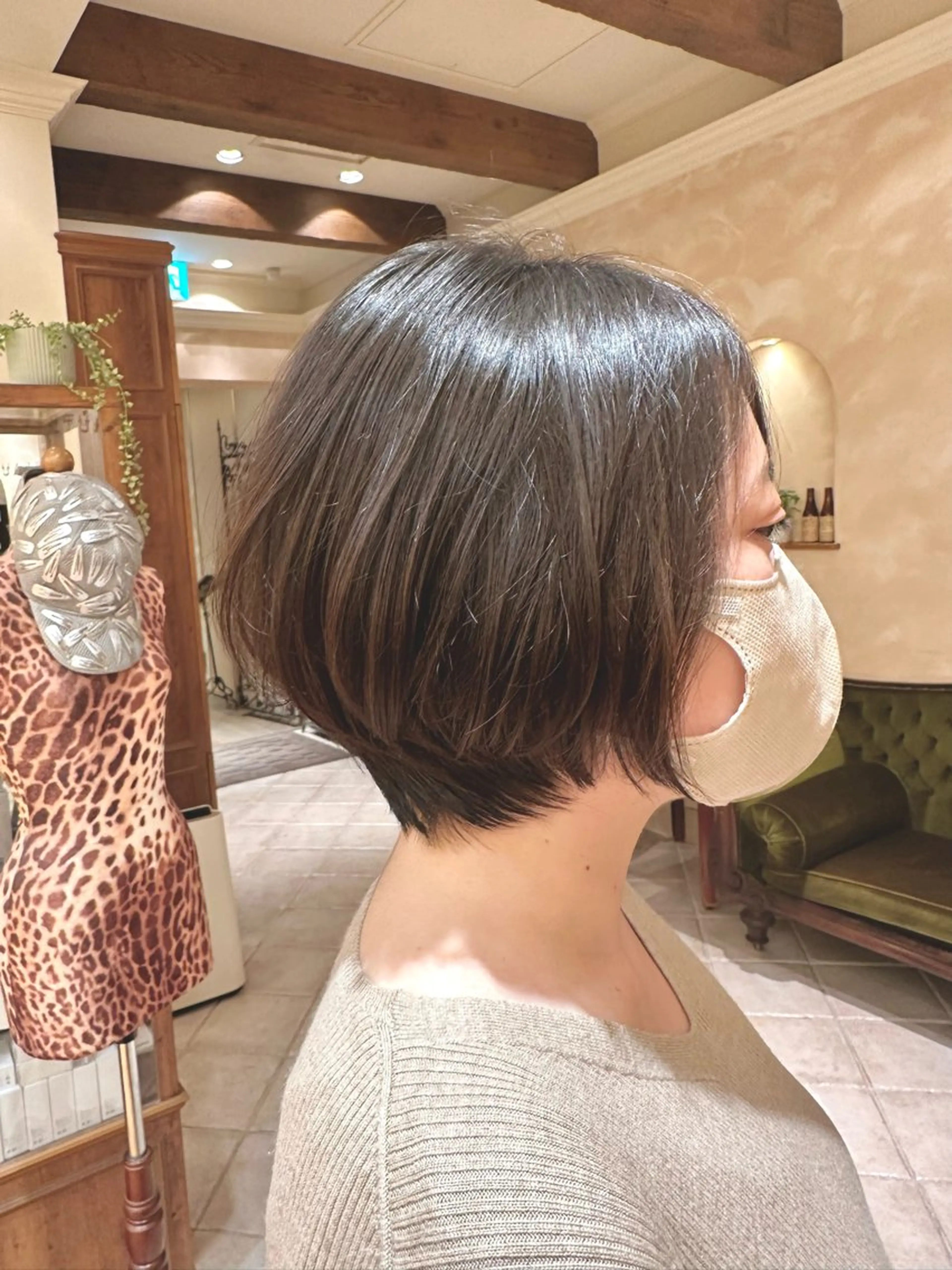 ショート ショートボブ ボブ ショートヘア BEAUTRIUM 265所属・カットモデル/ 大森弘貴のヘアスタイル