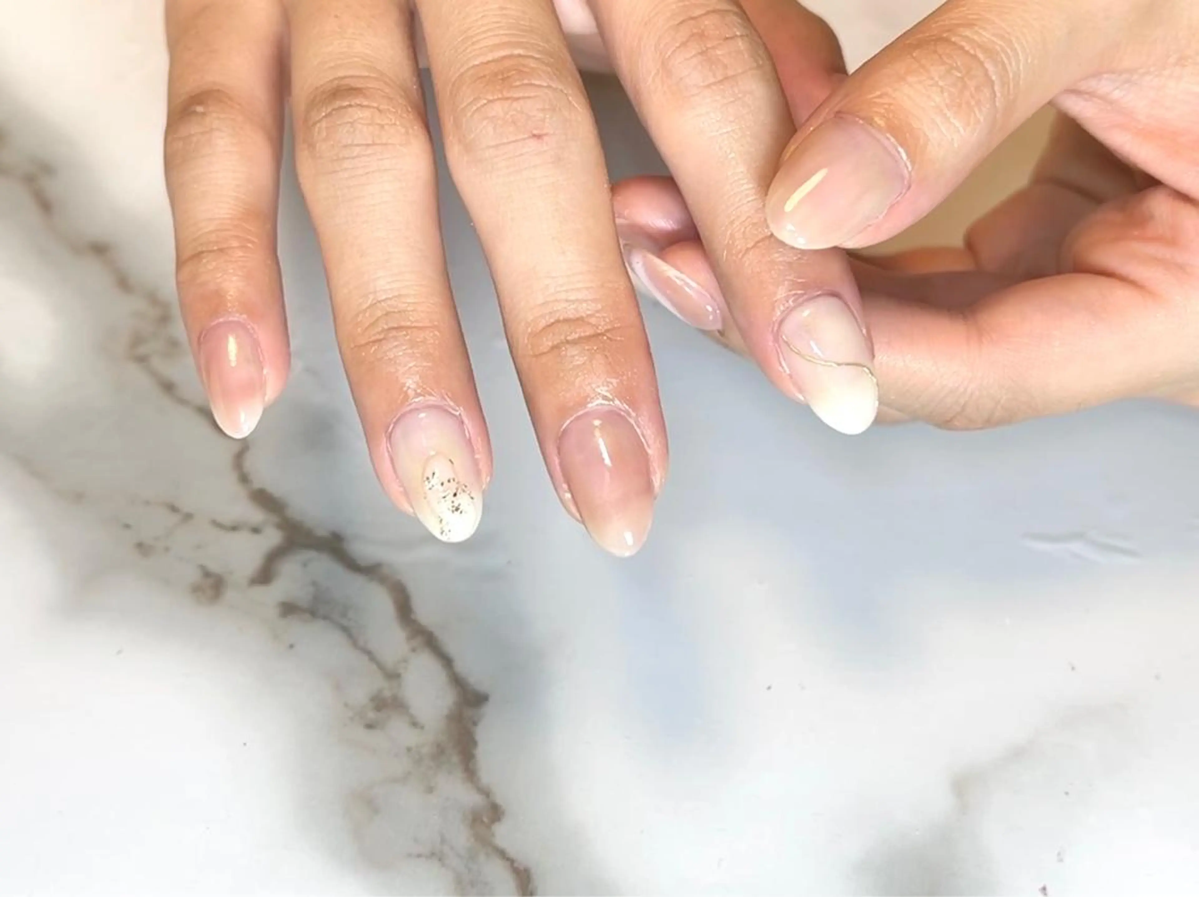 ネイル アートネイル フレンチネイル ジェルネイル マグネットネイル 持ち込み ネイリスト シンのネイルデザイン