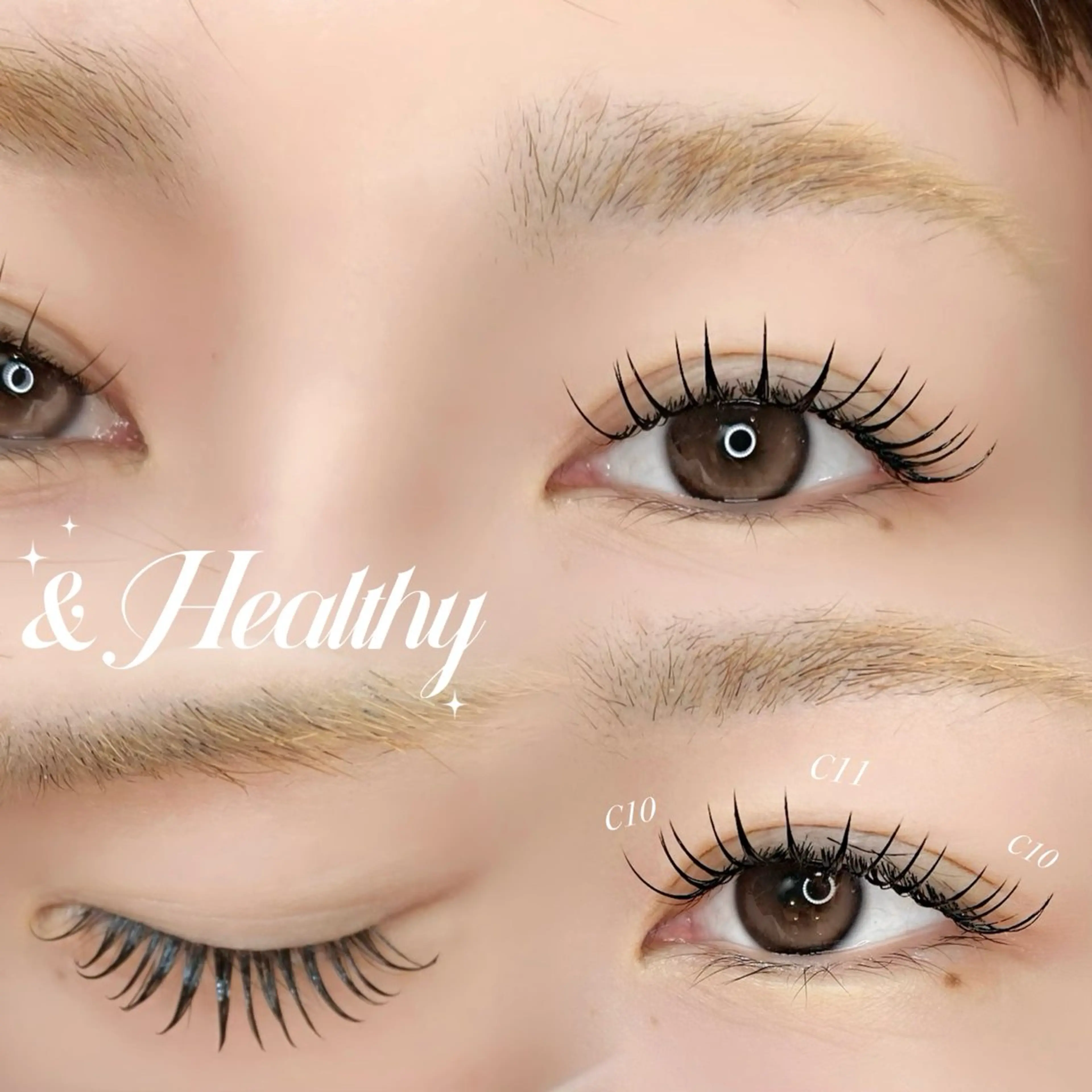 マツエク・マツパ Cカール フラットラッシュ マツエク 髙田 亜美のマツエク・マツパデザイン