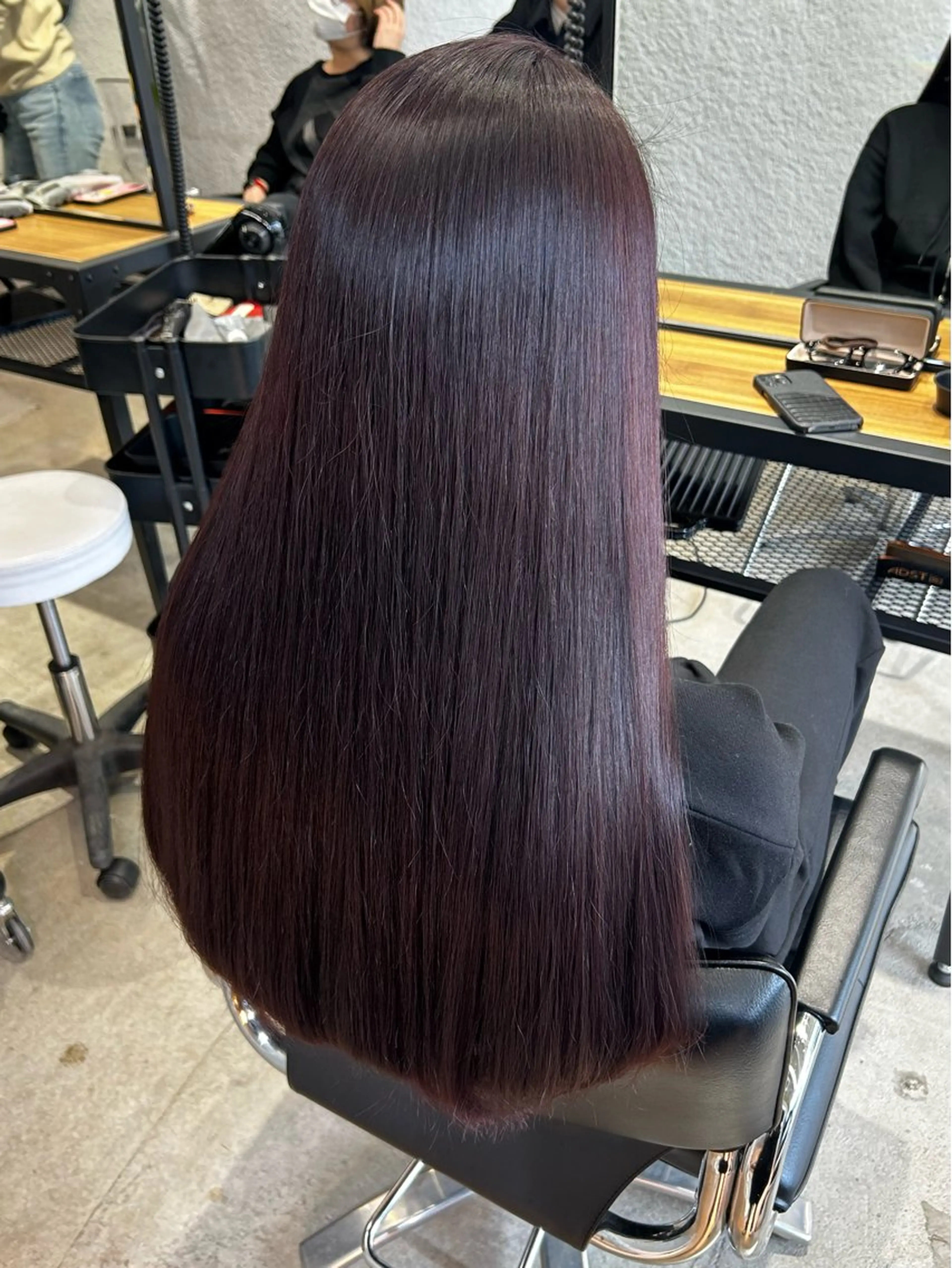 ロング ヘアカラー トリートメント BATON所属・なかじま しほののヘアスタイル