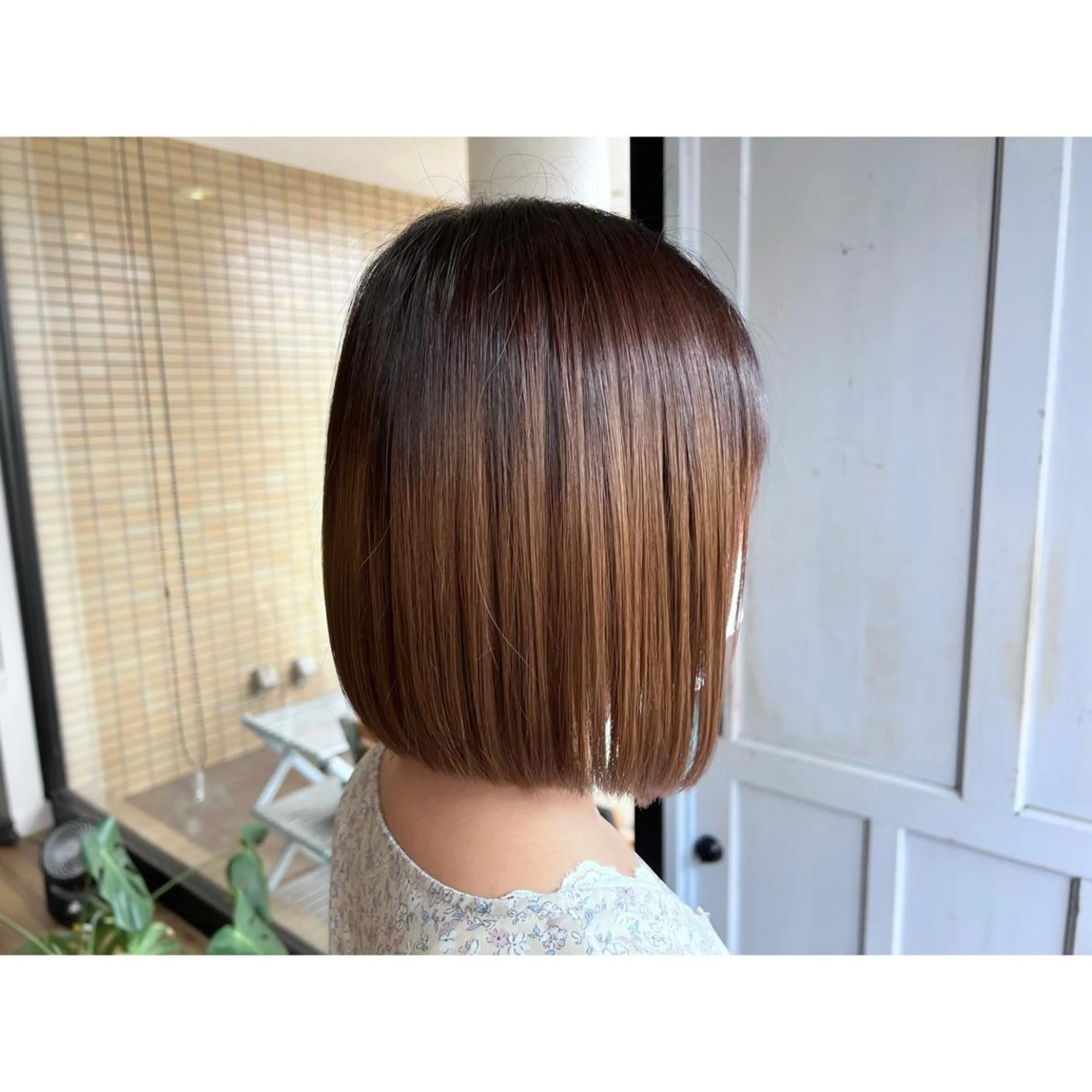 ミディアム カラー トリートメント トリートメント ツキダテ ユイのヘアスタイル