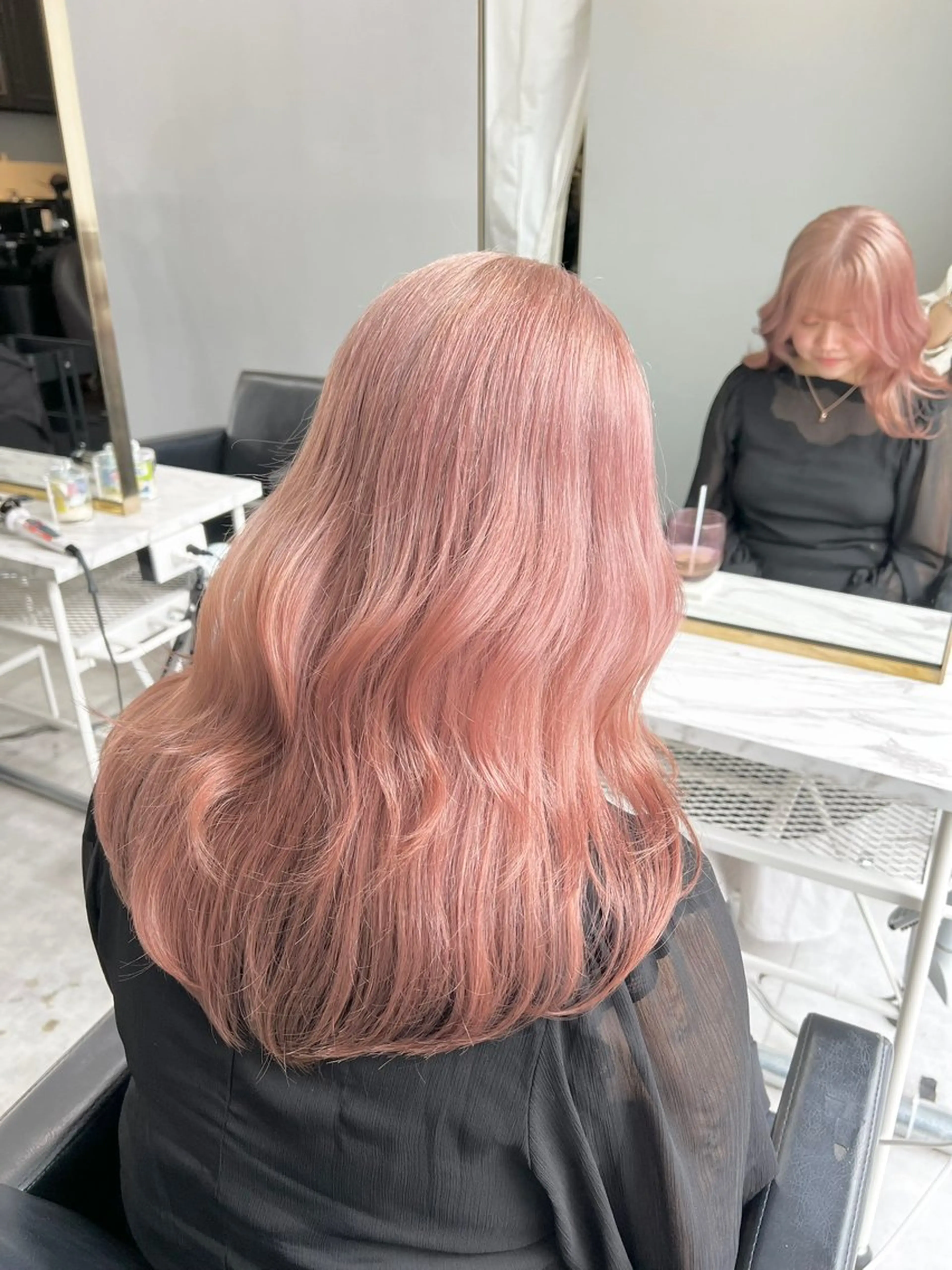 ミディアム カラー カット ヘアカラー トリートメント ヘアセット I've  for hair所属・🫧艶ハイトーン ブリーチ🫧トモヤのヘアスタイル