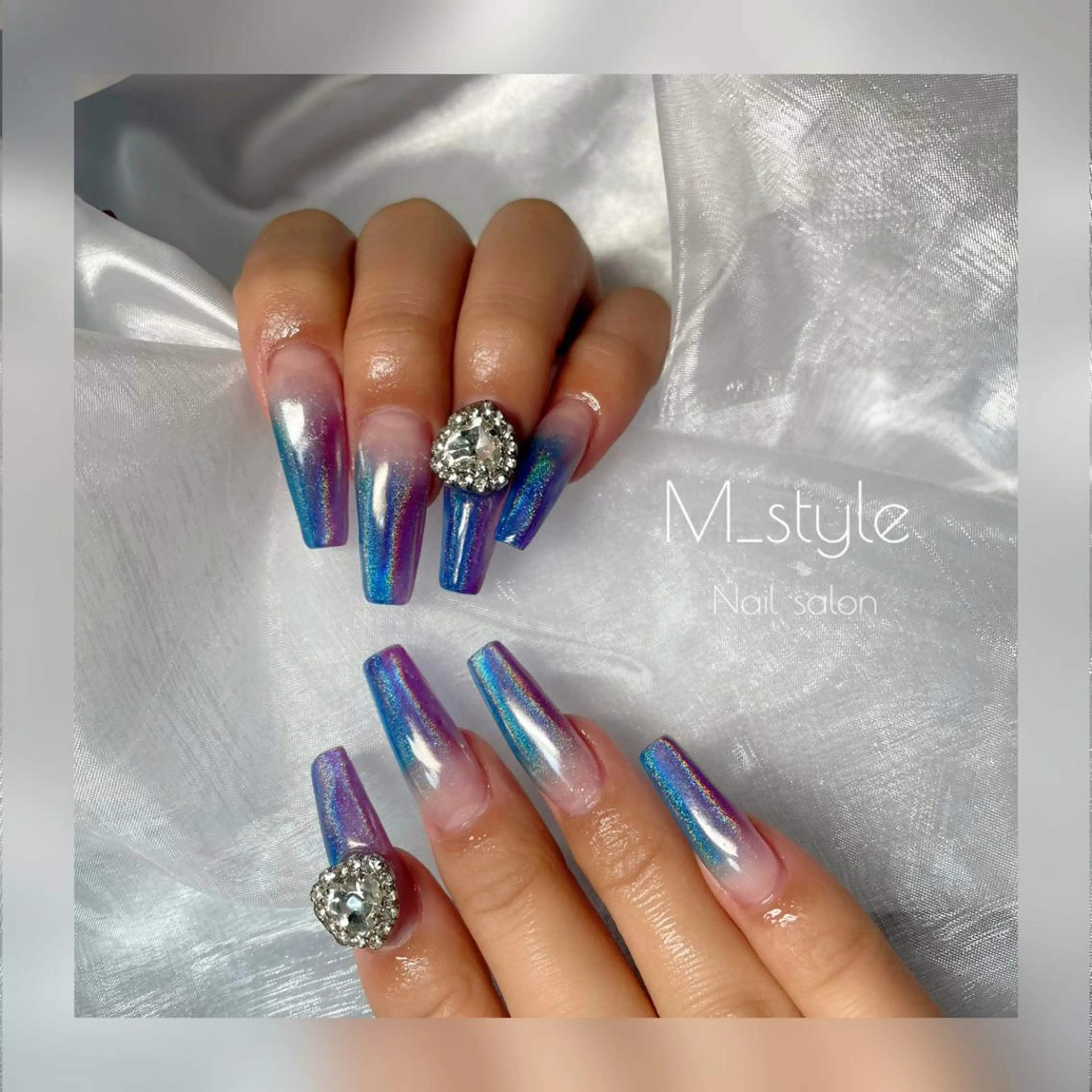 ロング ネイル 下妻市ﾈｲﾙｻﾛﾝ M_styleのネイルデザイン