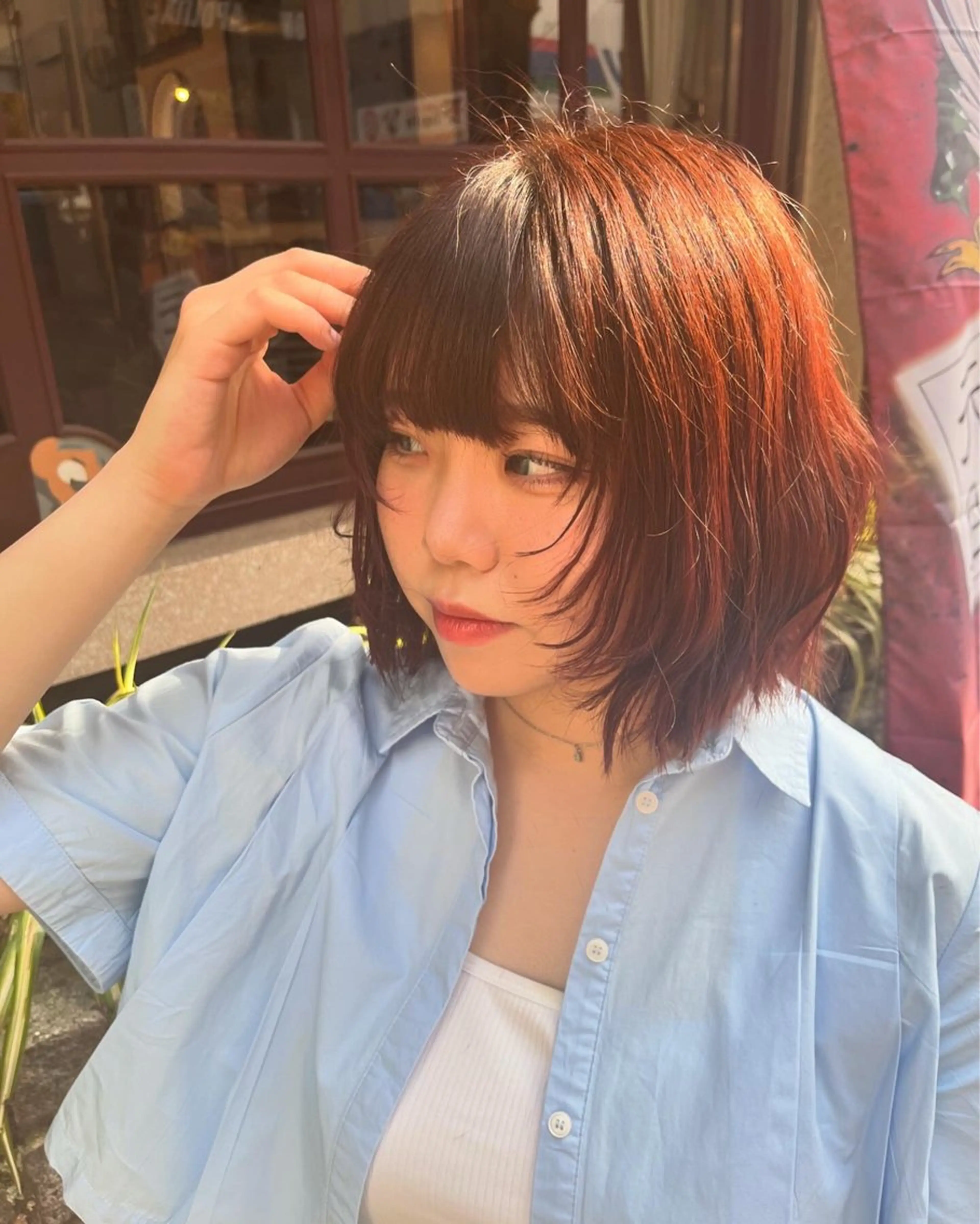 ショート 縮毛モデル募集中 🎀🍑【MOMO】のヘアスタイル