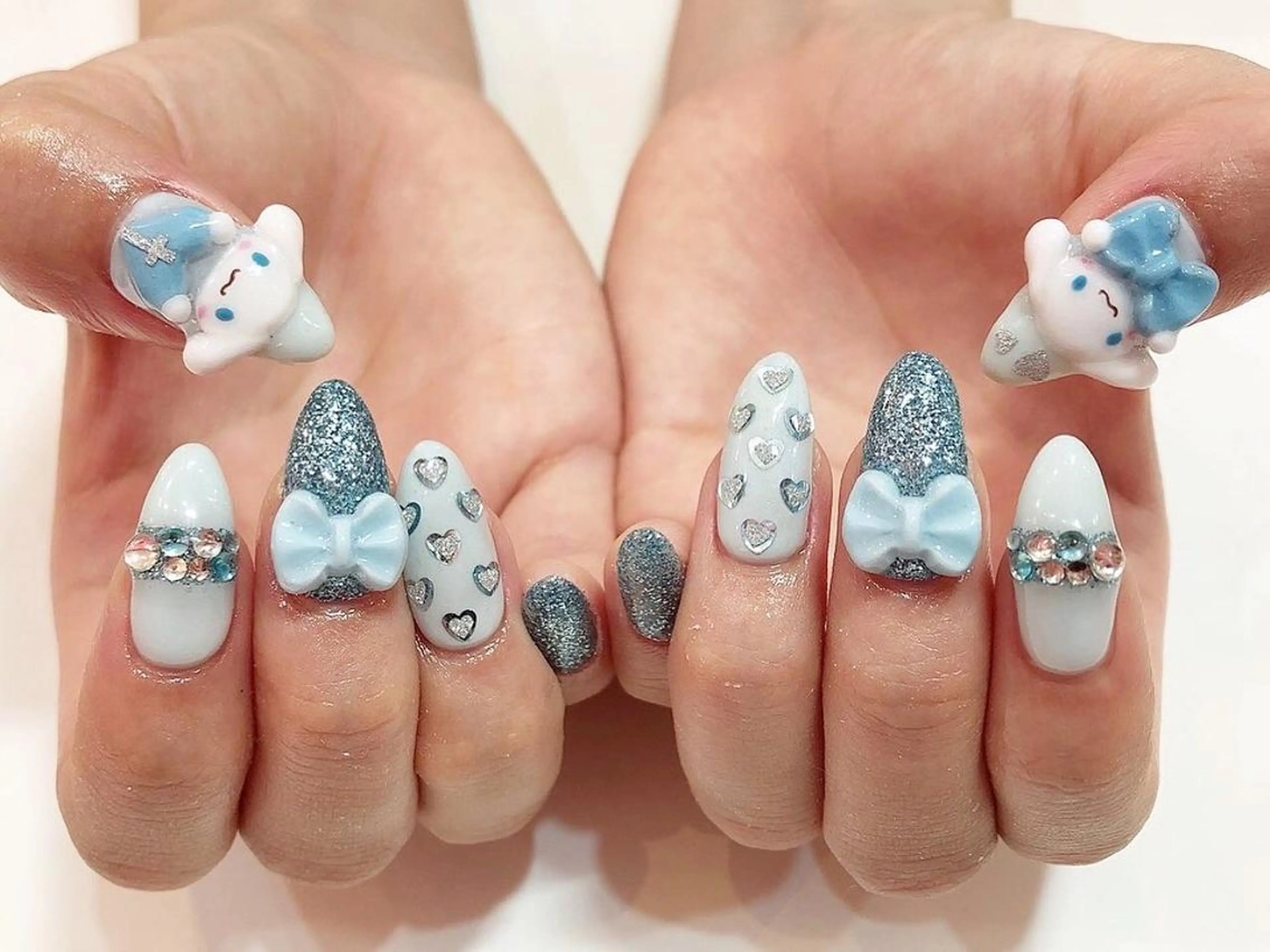 セミロング カラー メンズ キッズ ネイル NAILSGOGO shibuyaのネイルデザイン