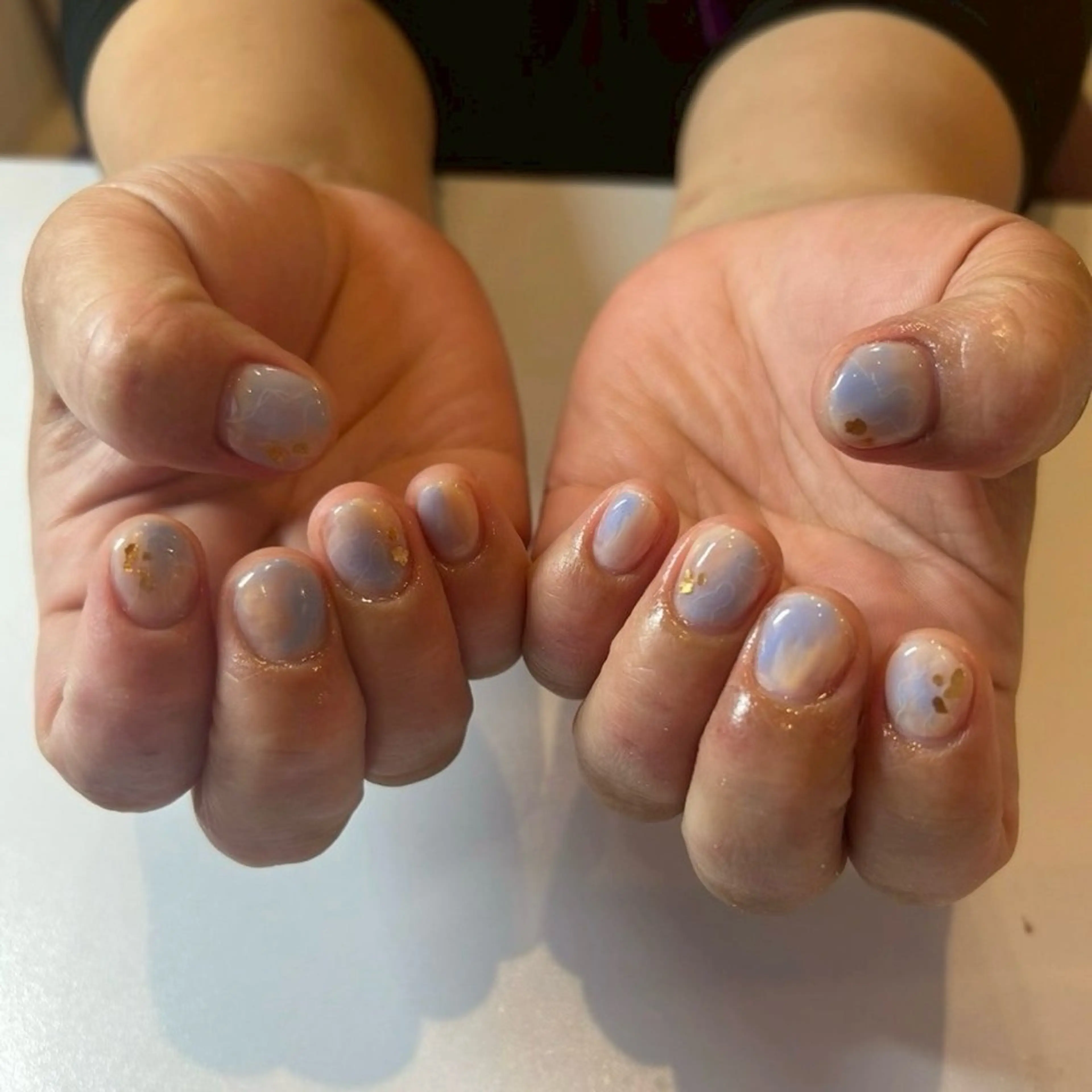 ネイル ニュアンスネイル REJOUIR本陣 hirayamaのネイルデザイン