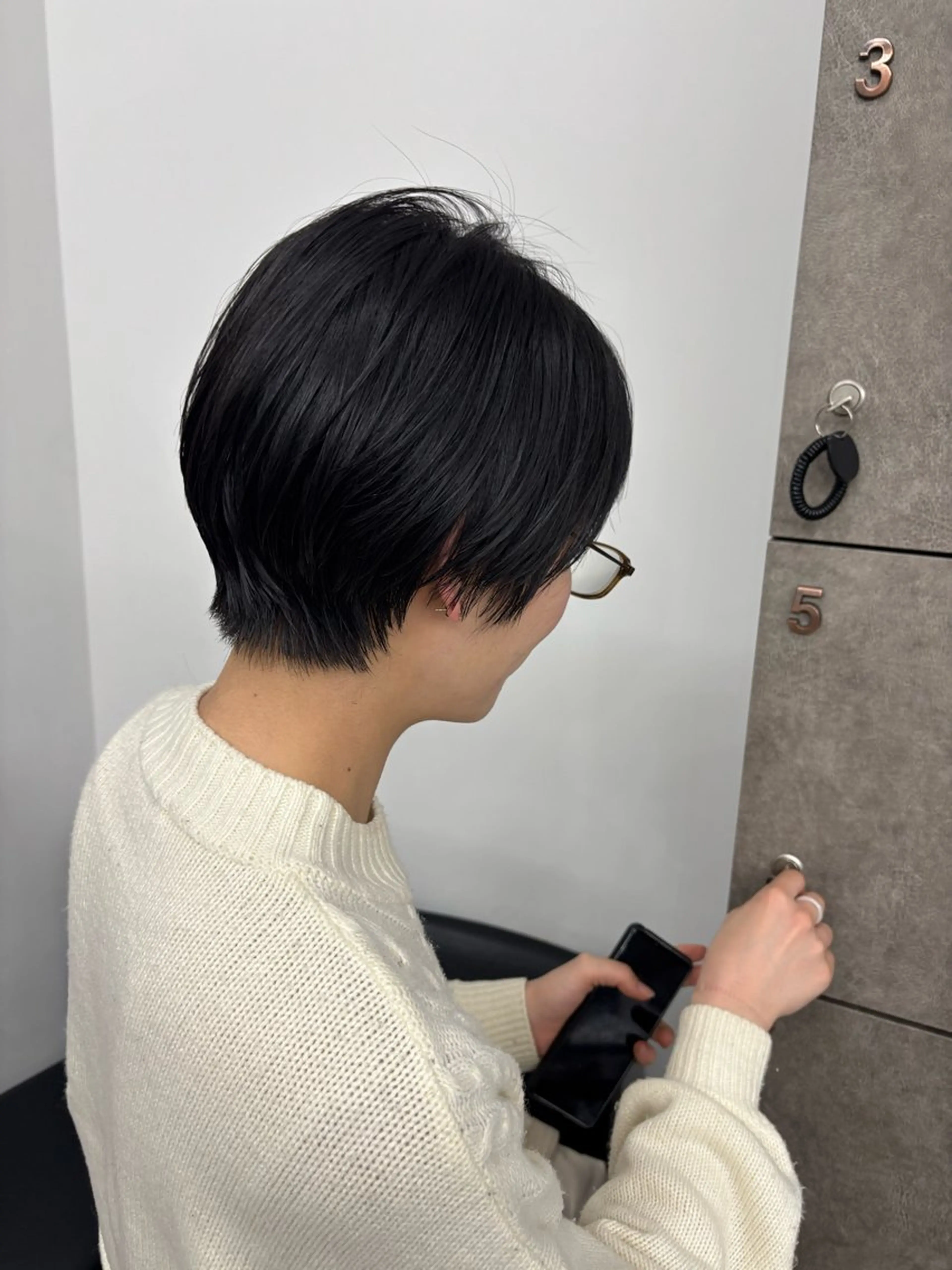 ショート カラー ヘアアレンジ マエダ アズミ🌱のヘアスタイル