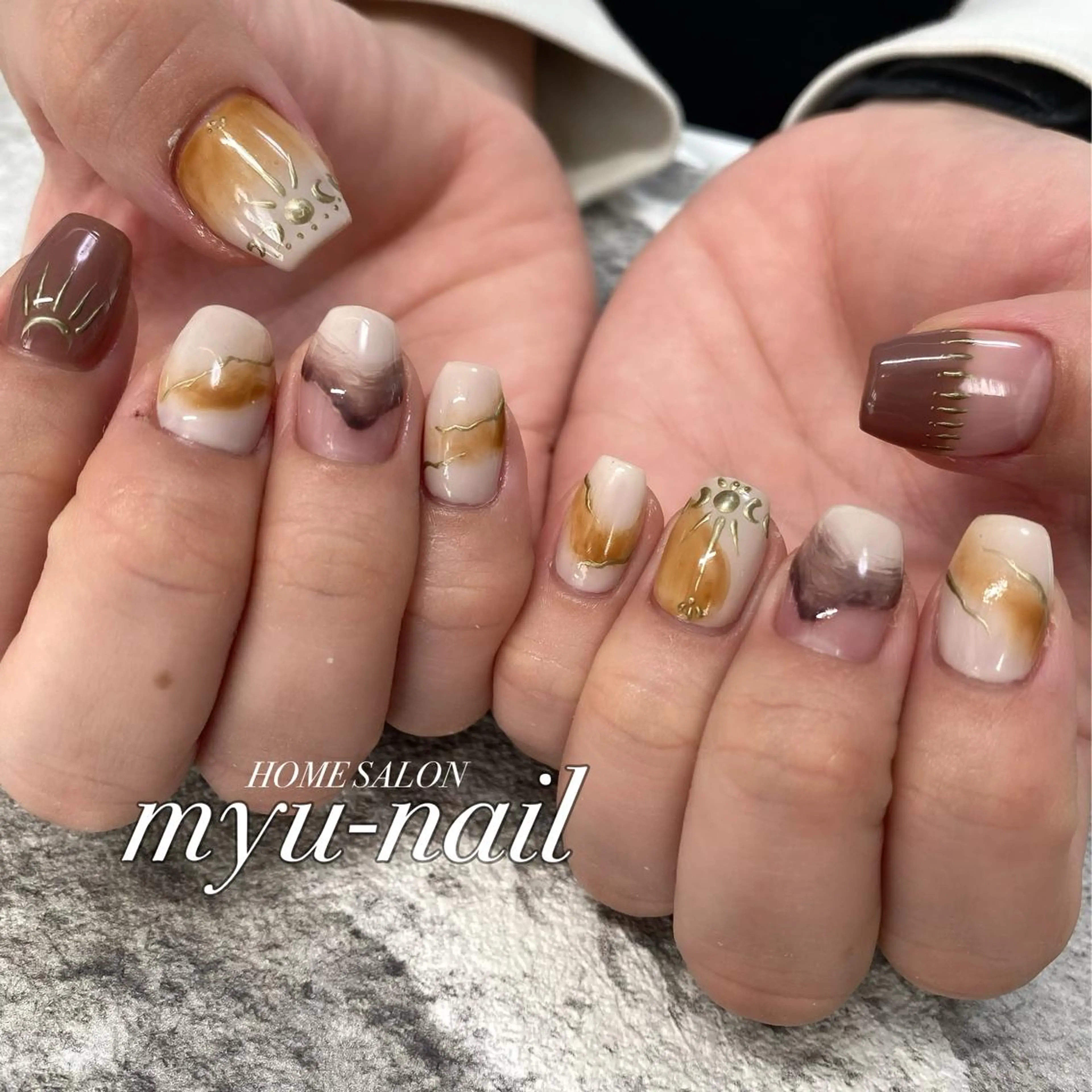 ネイル ホームサロン myu-nailのネイルデザイン