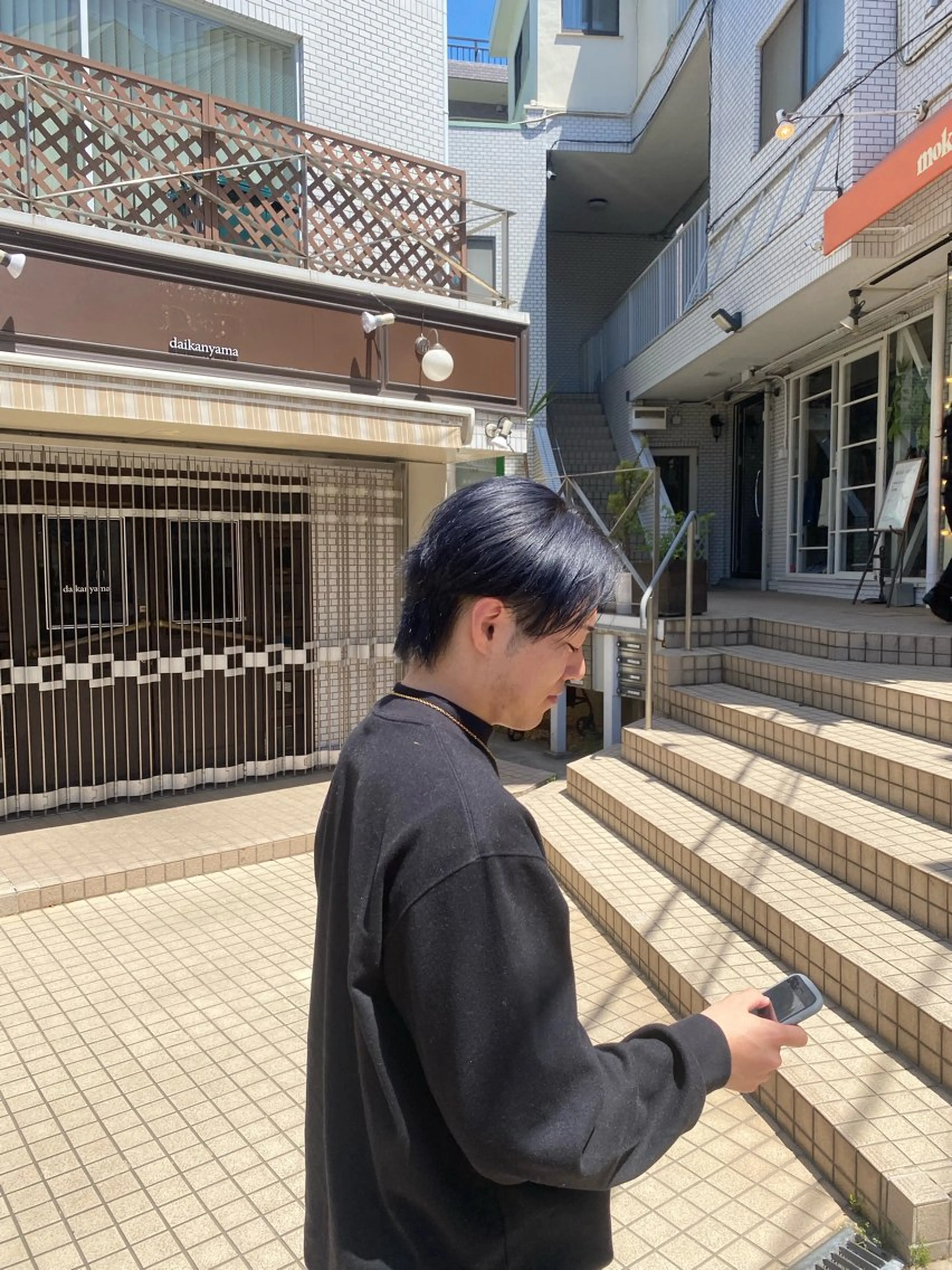 カラー ヘアアレンジ メンズ ヘアカラー メンズ特化 エシカル　松原大将のヘアスタイル