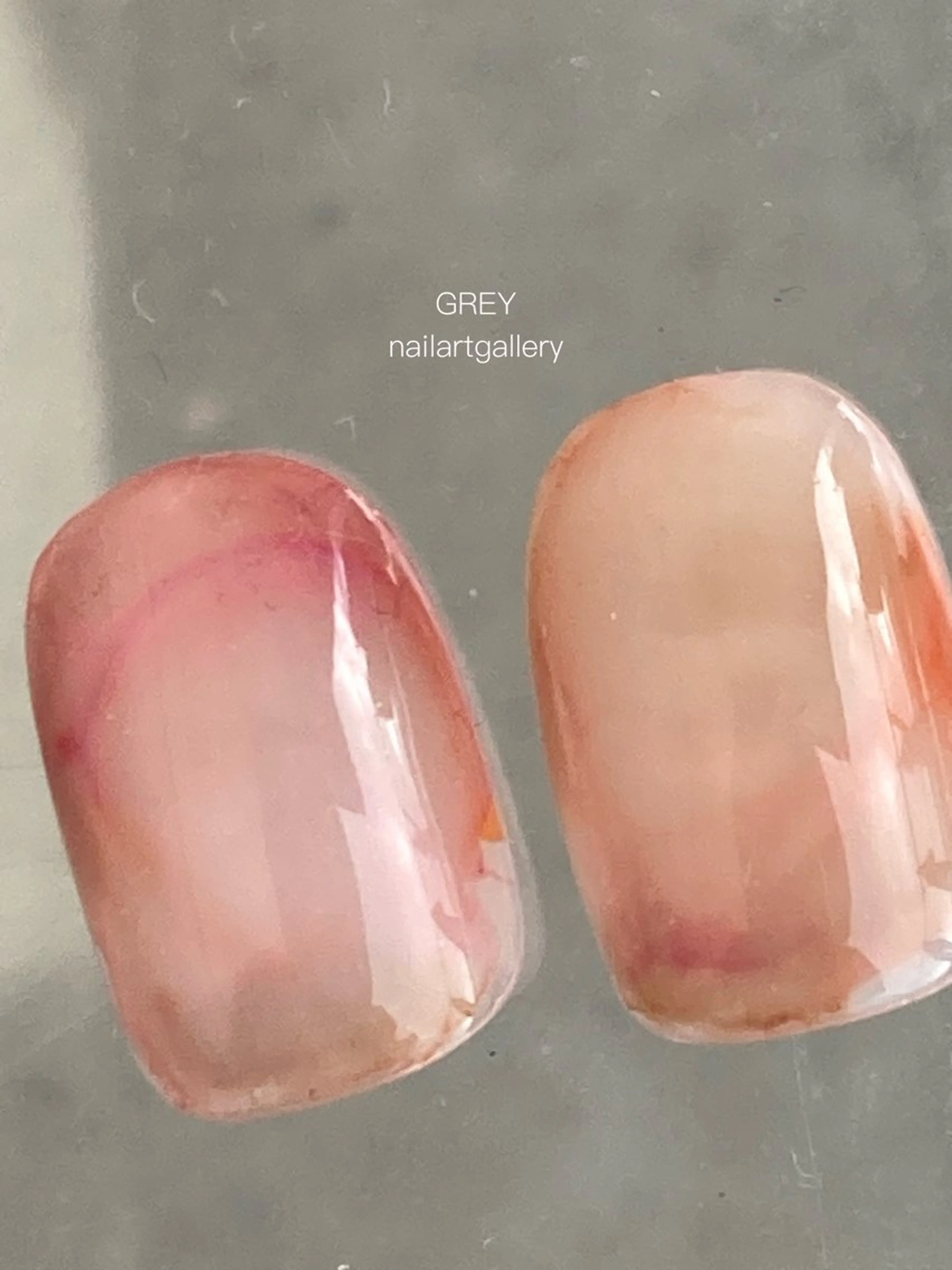 ネイル アートネイル 【GREY】 TAIRAのネイルデザイン