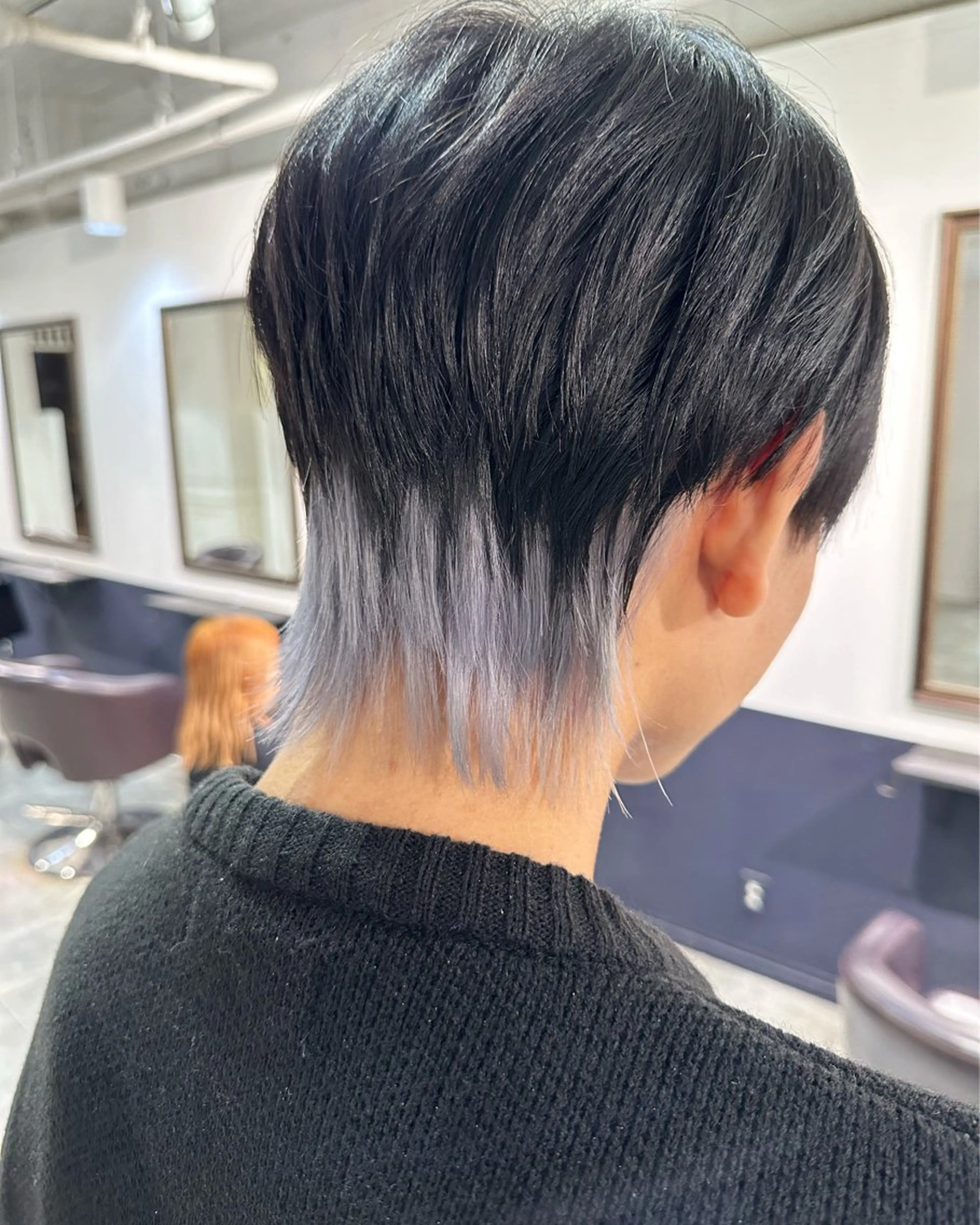 ショート カラー メンズ 【バレイヤージュ】 kentoのヘアスタイル