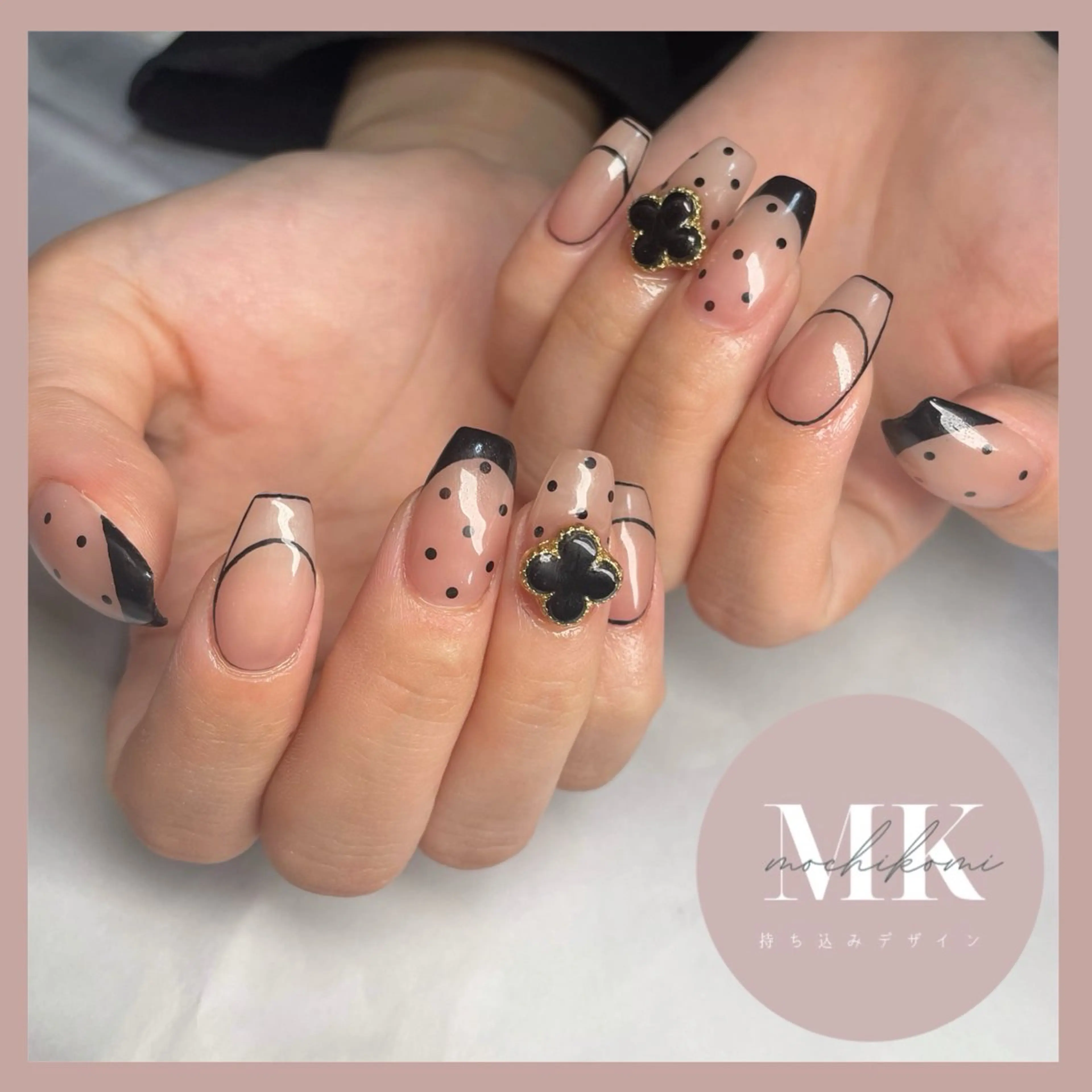 ジェル🩵持ち込みデザイン💎(オフ込)の写真