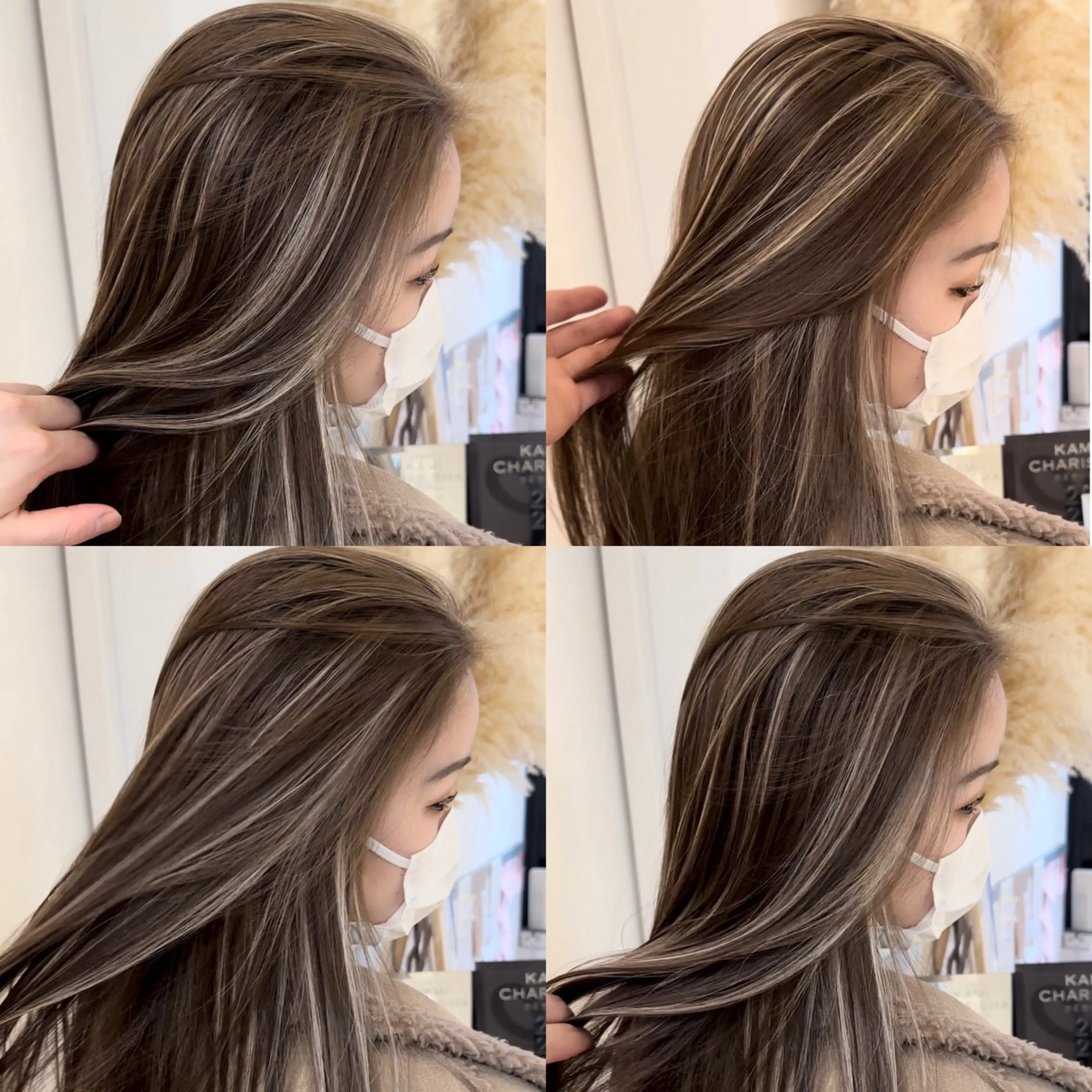 ロング カラー パーマ ヘアアレンジ メンズ Dimo＆所属・ハイライトカラー /ダイスケのヘアスタイル