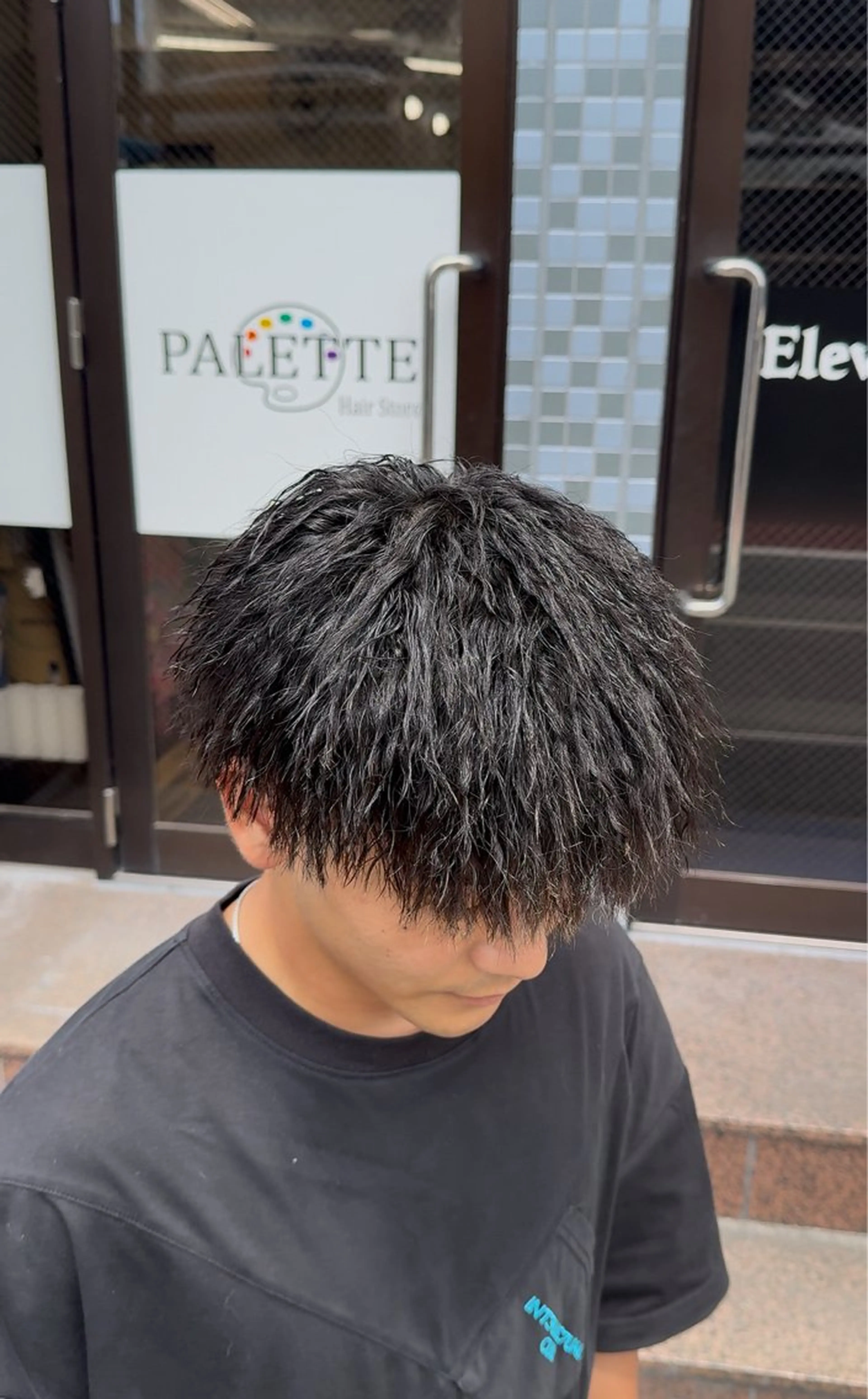 骨格矯正カット➕パイルツイストの写真