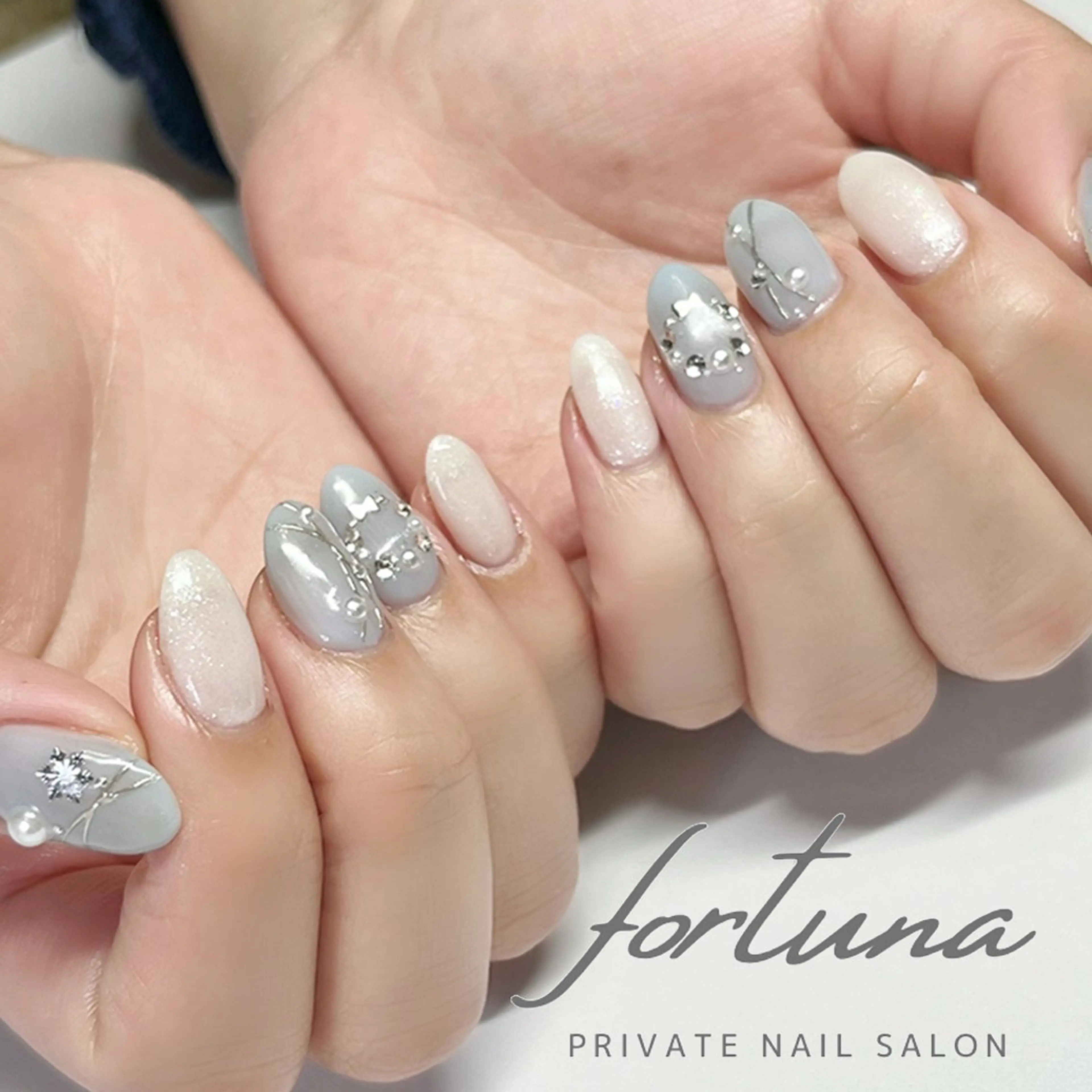 ネイル 冬ネイル クリスマス ハンドネイル fortuna 武藤裕美のネイルデザイン