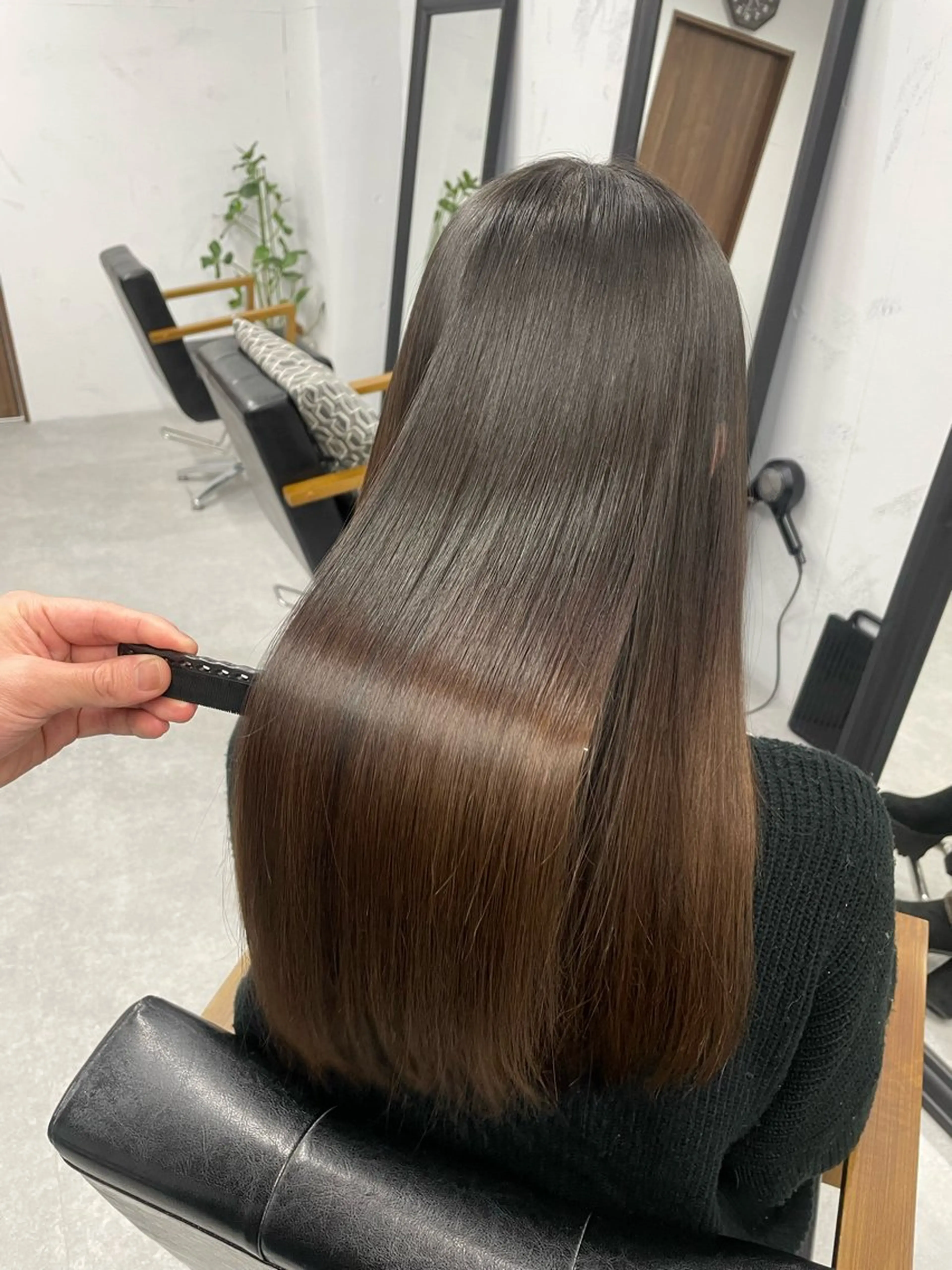 ロング 縮毛矯正 トリートメント カット ヘアカラー 縮毛矯正 トリートメント darts所属・マツダ レンのヘアスタイル