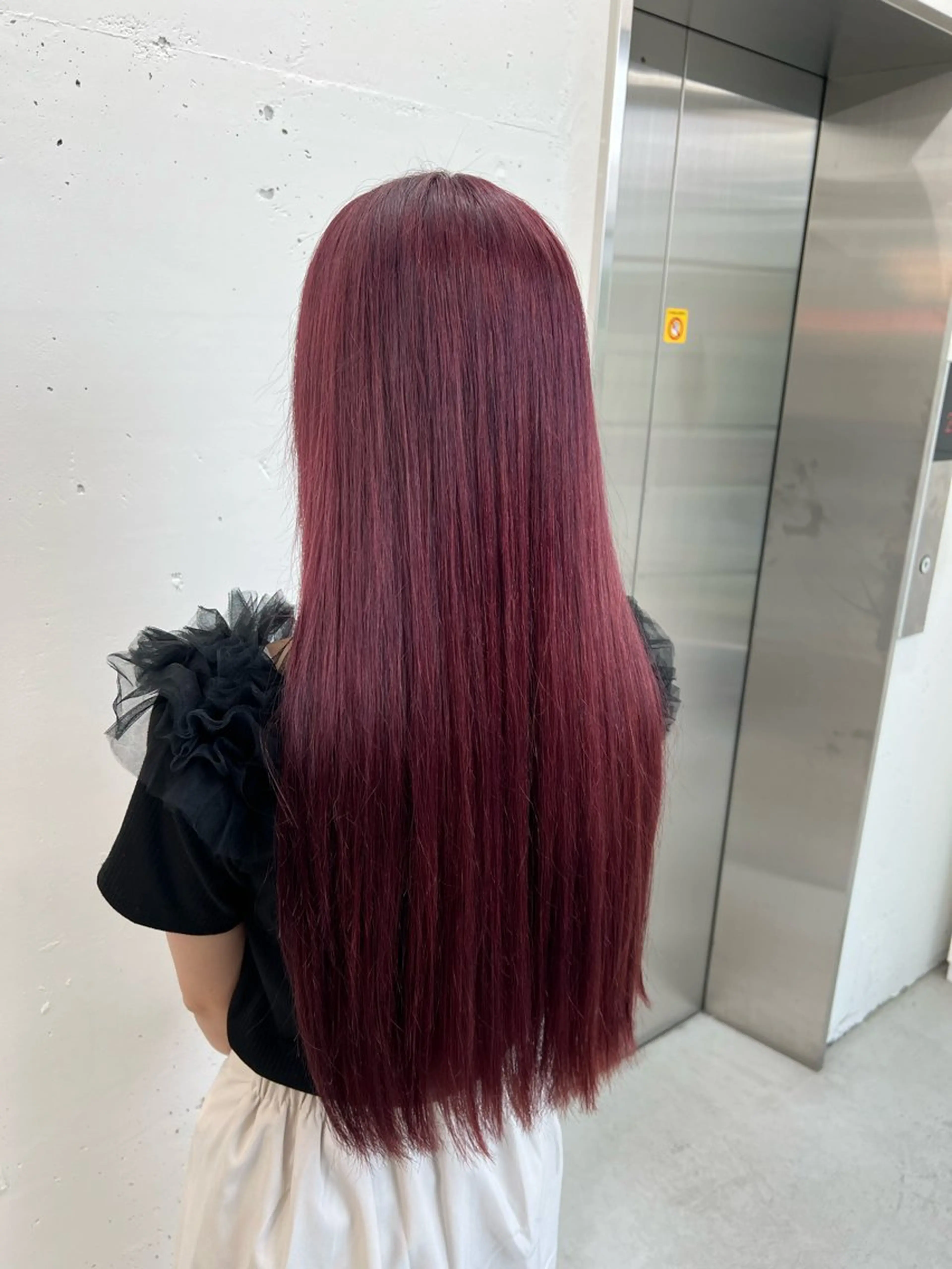 ロング カラー ブリーチ 透明感カラー ピンクカラー ヘアカラー あすか JILLSTUDIOのヘアスタイル