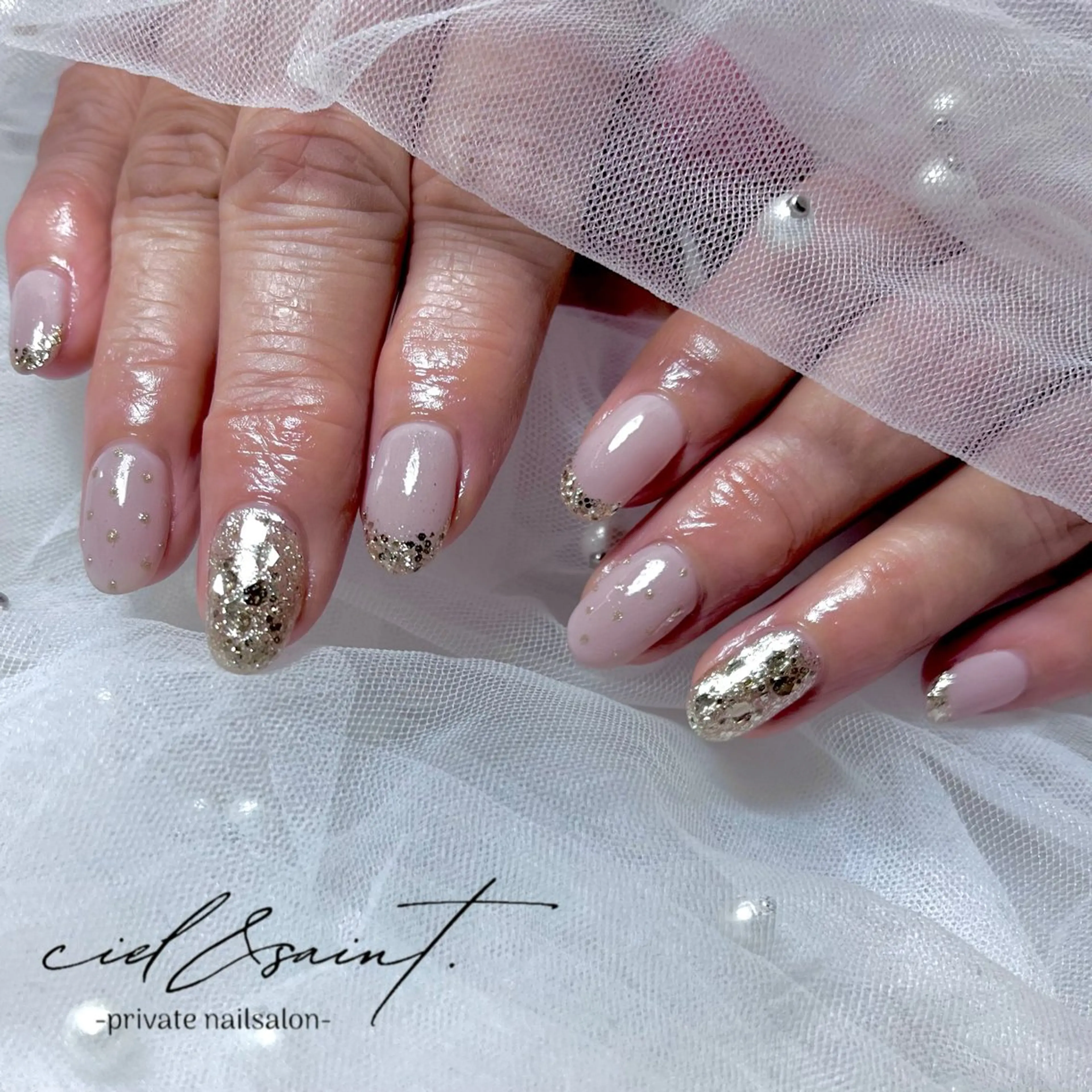 ネイル ハンドネイル nail salon ciel&saintのネイルデザイン