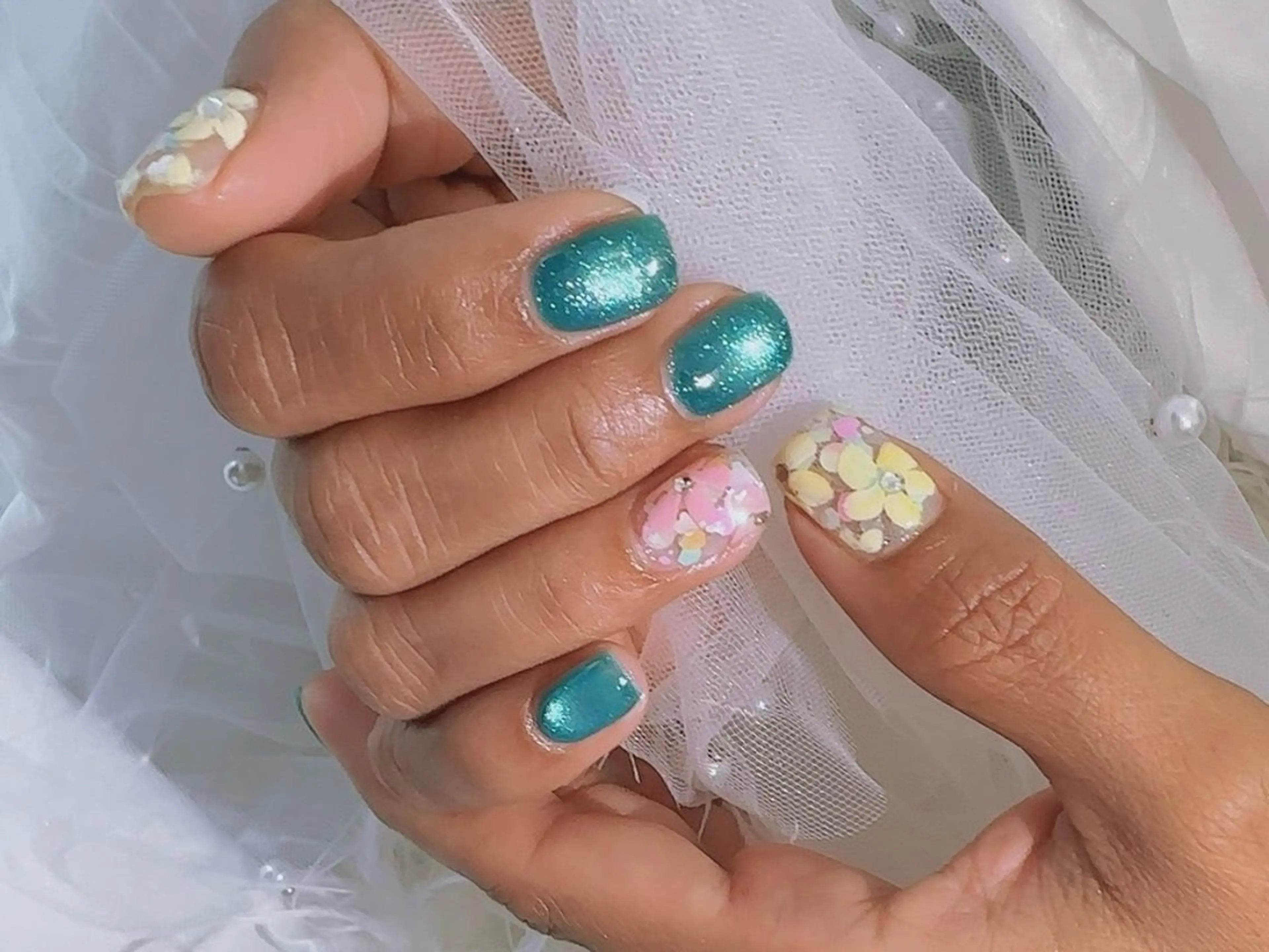 ネイル クリアネイル フットネイル フレンチネイル ジェルネイル 韓国ネイル ハンドネイル ハンドケア nail salon Feerieのネイルデザイン