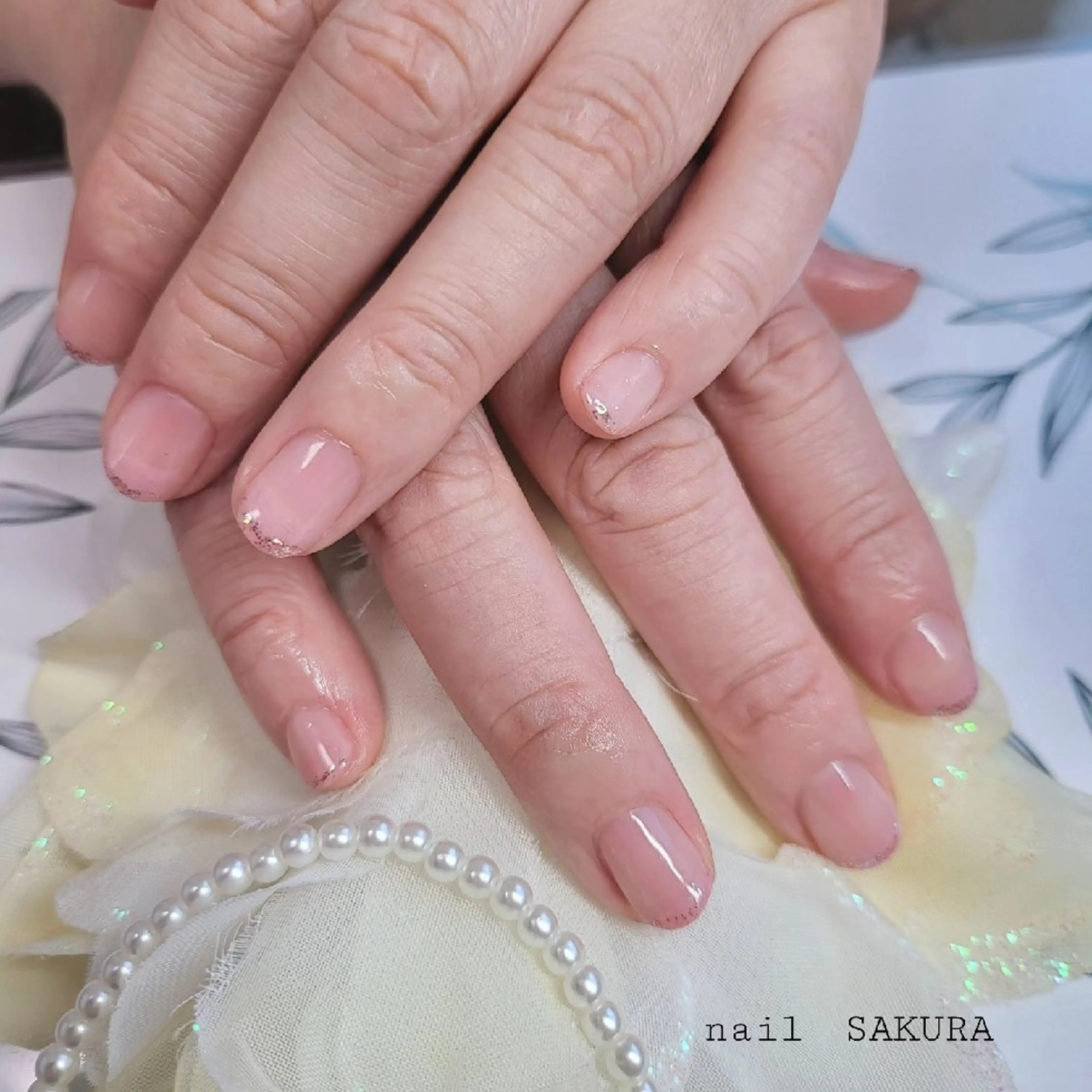 ネイル オフィスネイル ハンドネイル nailSAKURA 🌸爪の美容室のネイルデザイン
