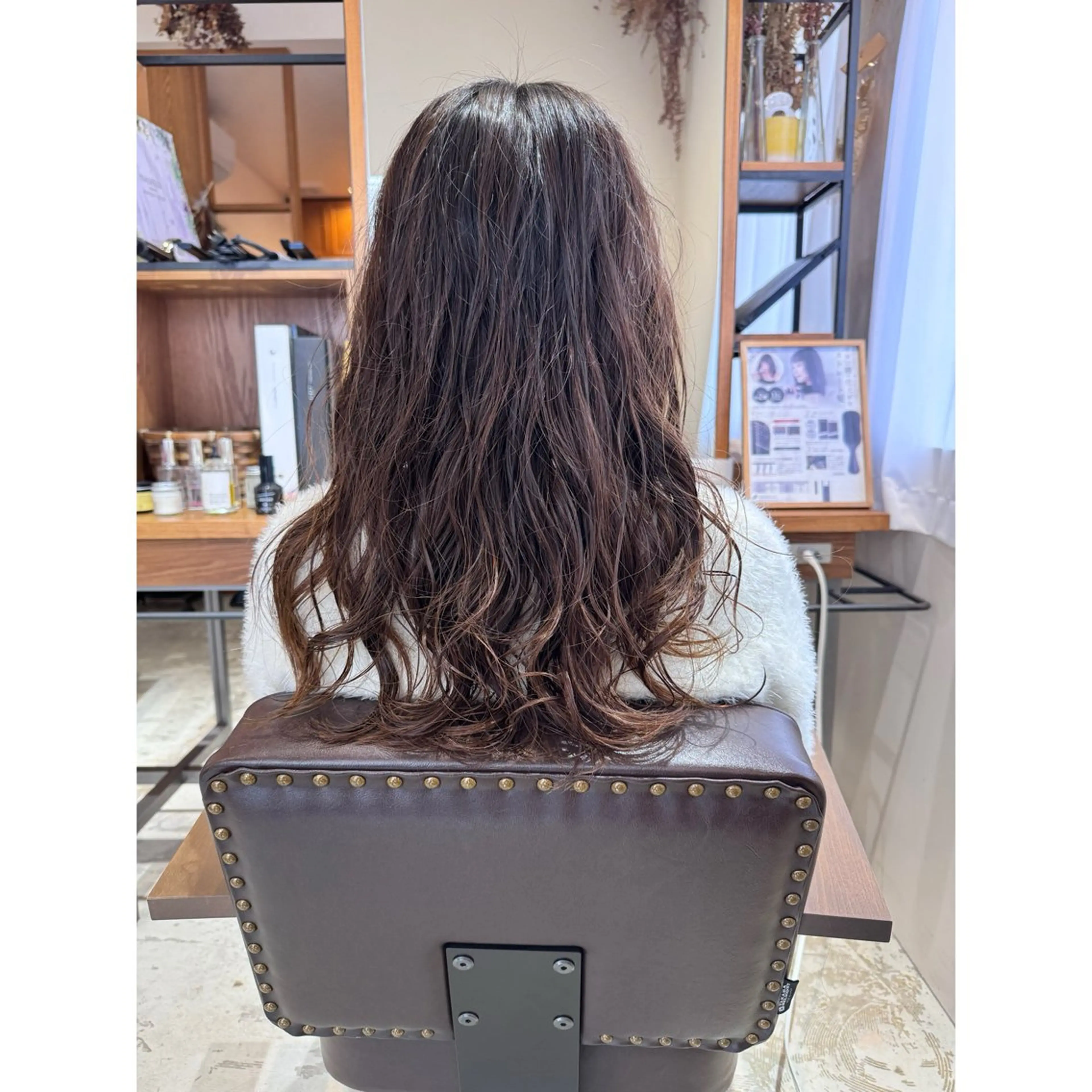 ロング カット パーマ 喜友名洸季 anoneのヘアスタイル