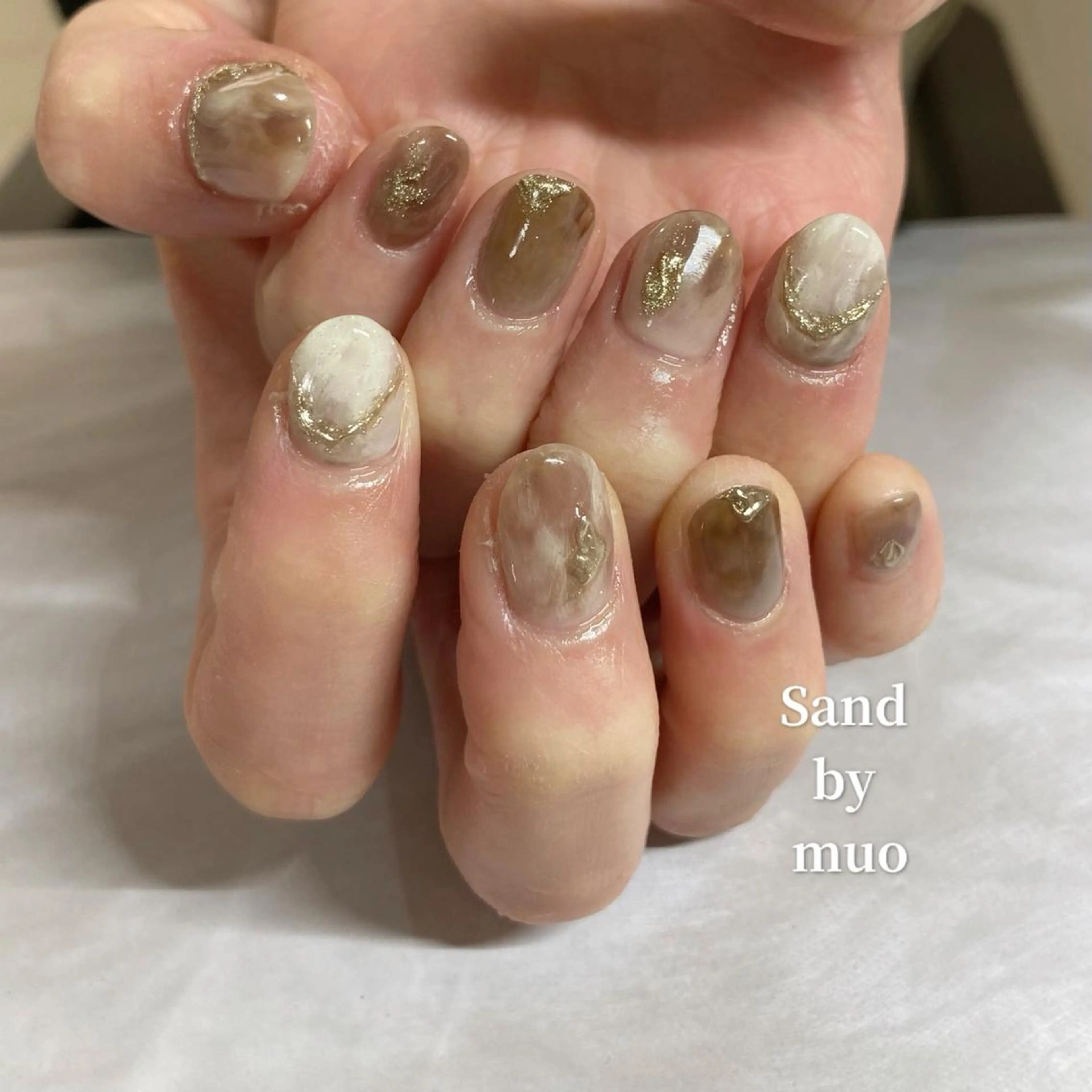ネイル ニュアンスネイル Sand by muoのネイルデザイン