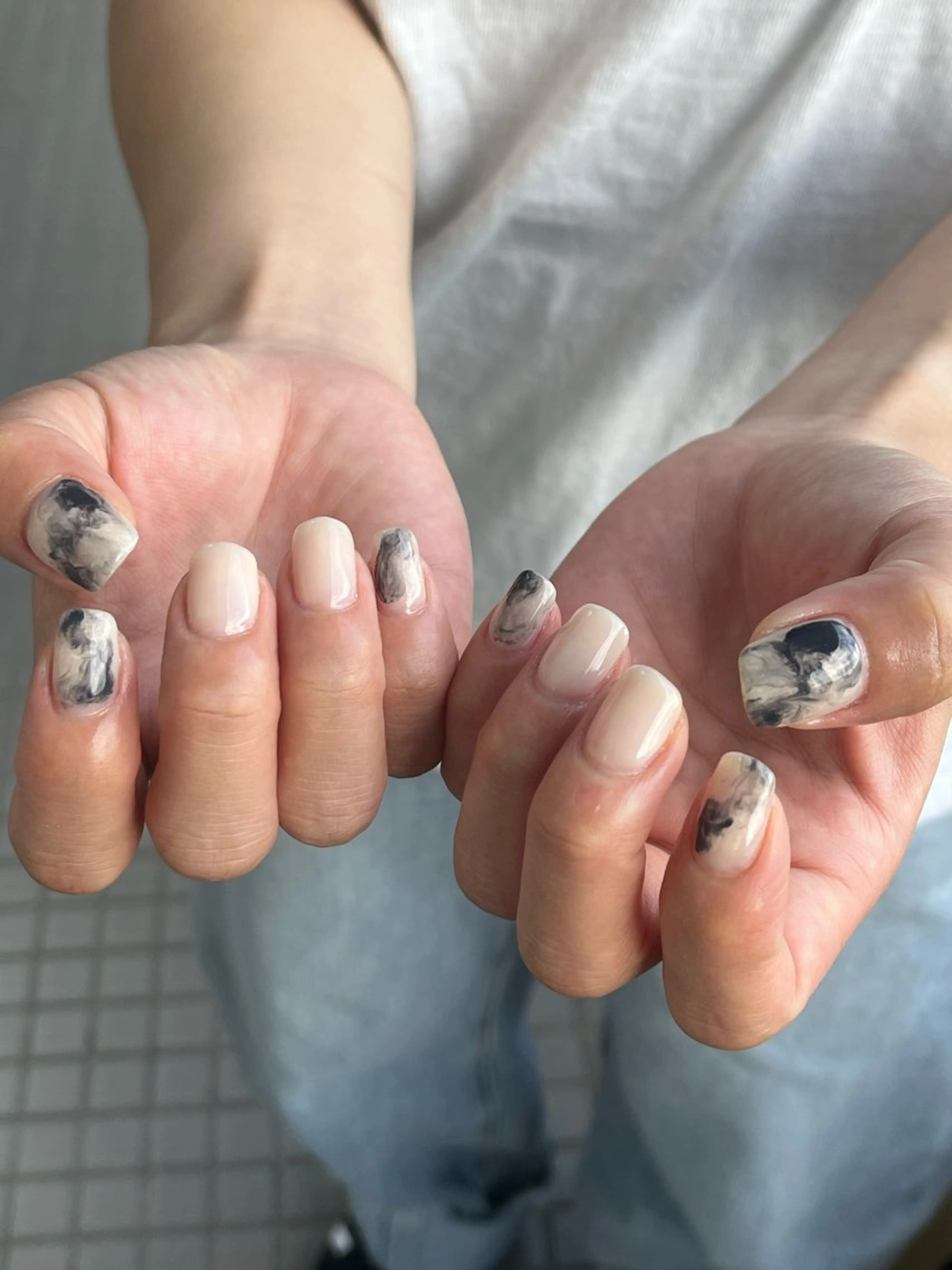 ネイル ハンドネイル 🤎Two ERI🤎のネイルデザイン