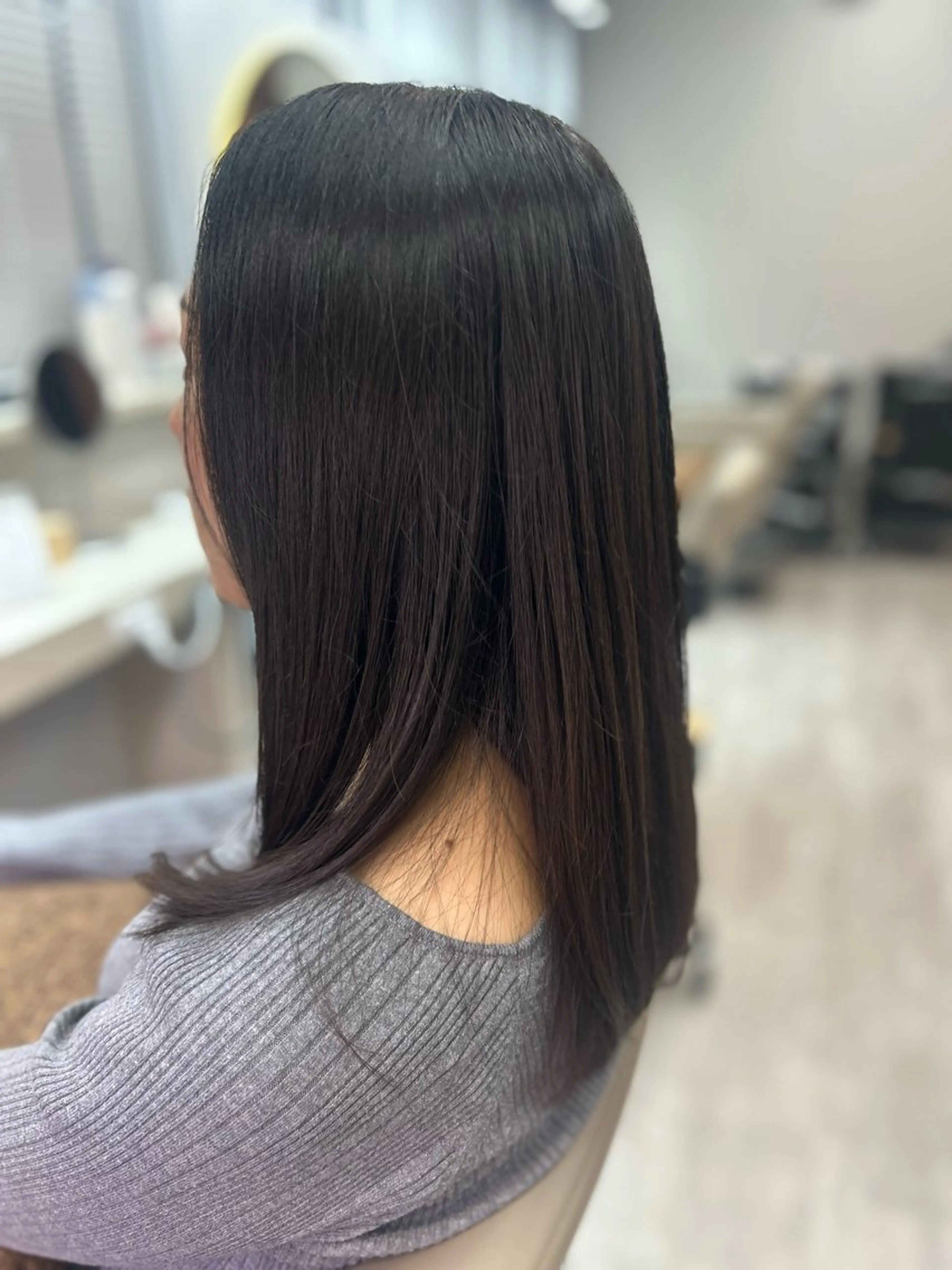 セミロング カット 池田 太一のヘアスタイル